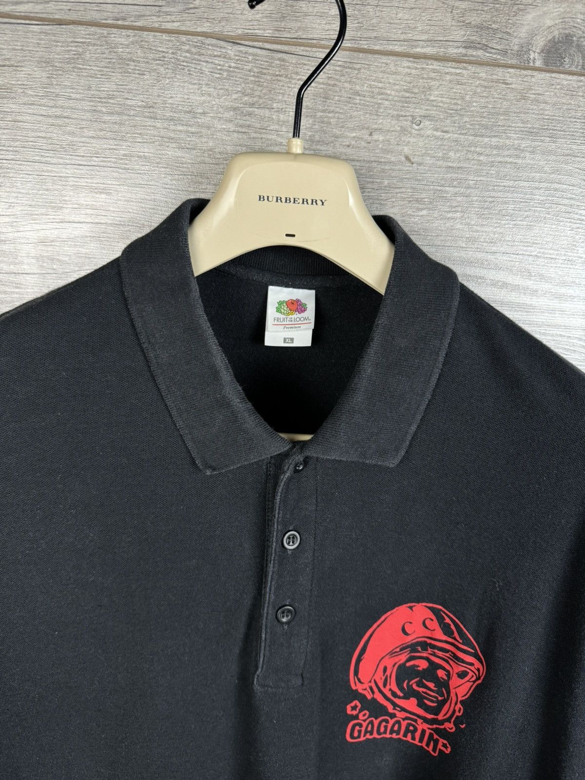 Vintage Gagarin polo Cosmonaut's T-shirt 👕 SSSR Vintage size XL Size US XL / EU 56 / 4 - 10 Thumbnail