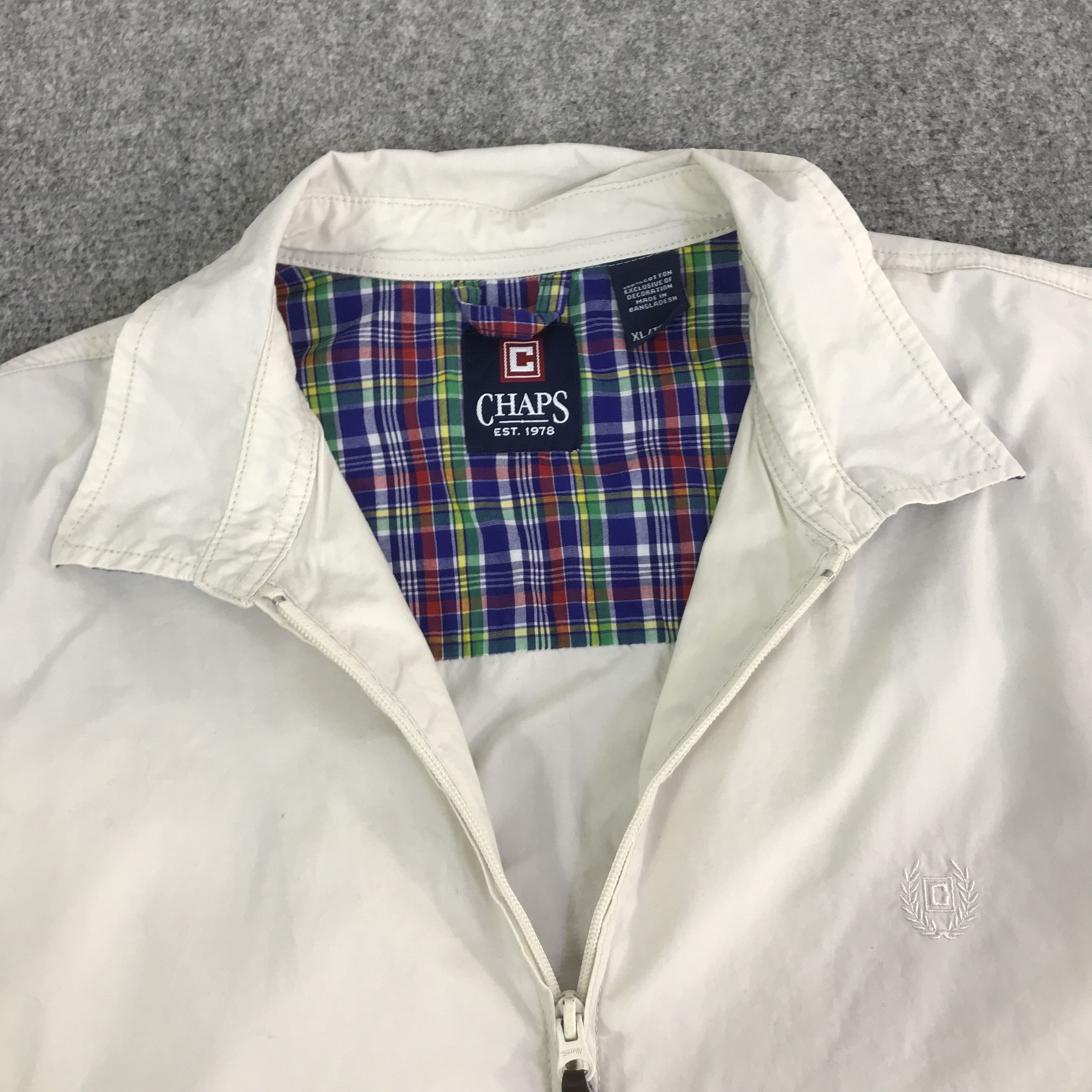 Chaps Vtg chaps zipper jacket K124B11 Size US L / EU 52-54 / 3 - 8 Thumbnail