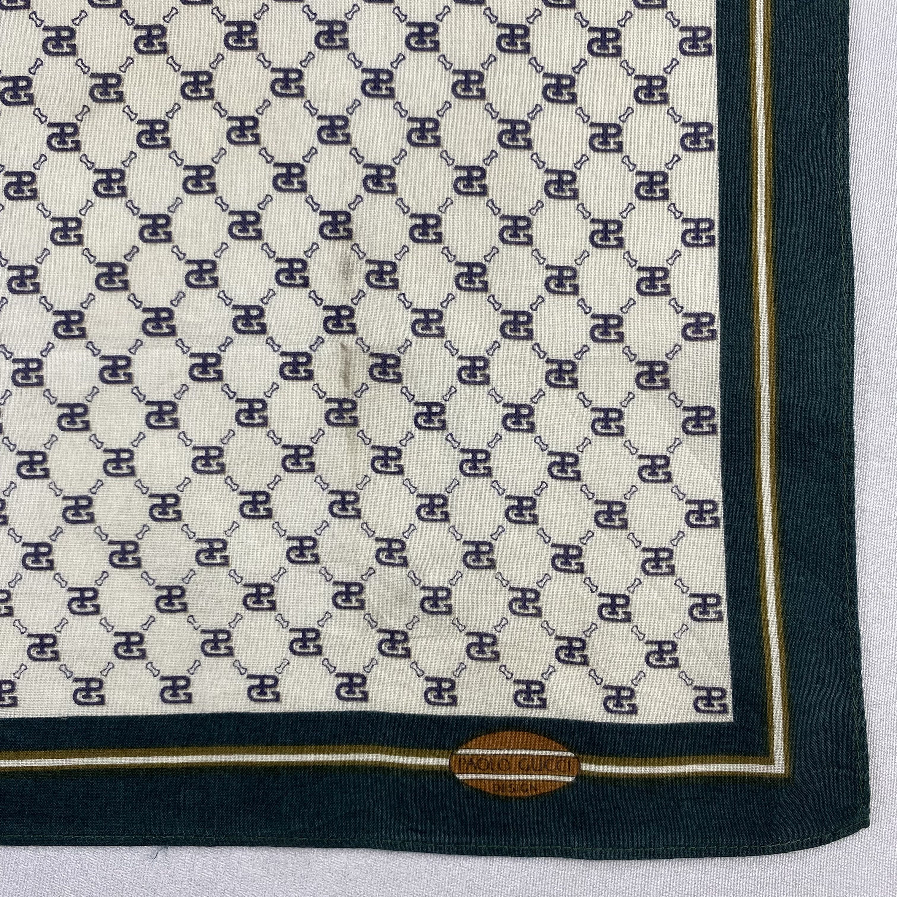 Paolo Gucci × Vintage Paolo Gucci Neckerchief / Bandana / Handkerchief-P860 Size ONE SIZE - 3 Thumbnail