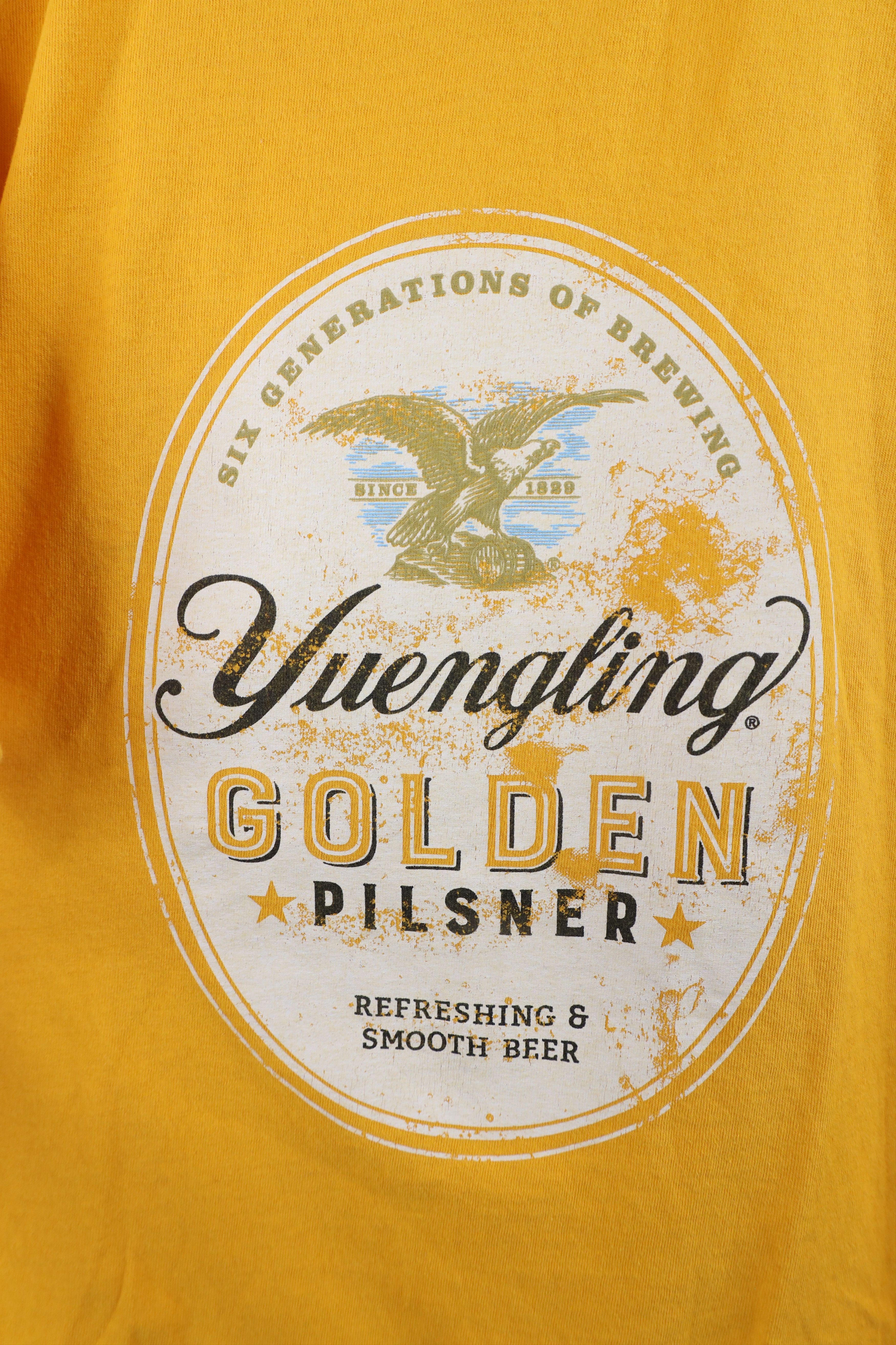 Vintage Vintage Out Yuengling Golden Pilsner Beer T-Shirt Yellow Size US XL / EU 56 / 4 - 4 Thumbnail
