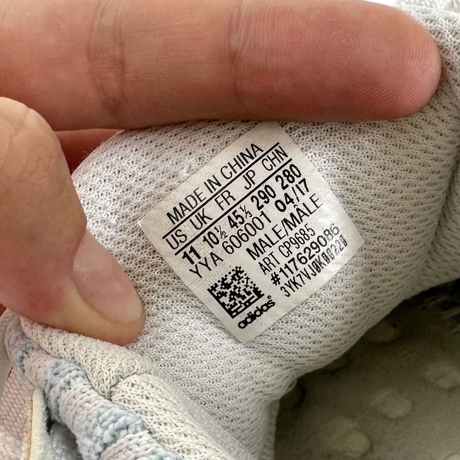 Adidas adidas Performance Ultra Boost Parley "White / Icey Blue" Size US 11 / EU 44 - 3 Thumbnail