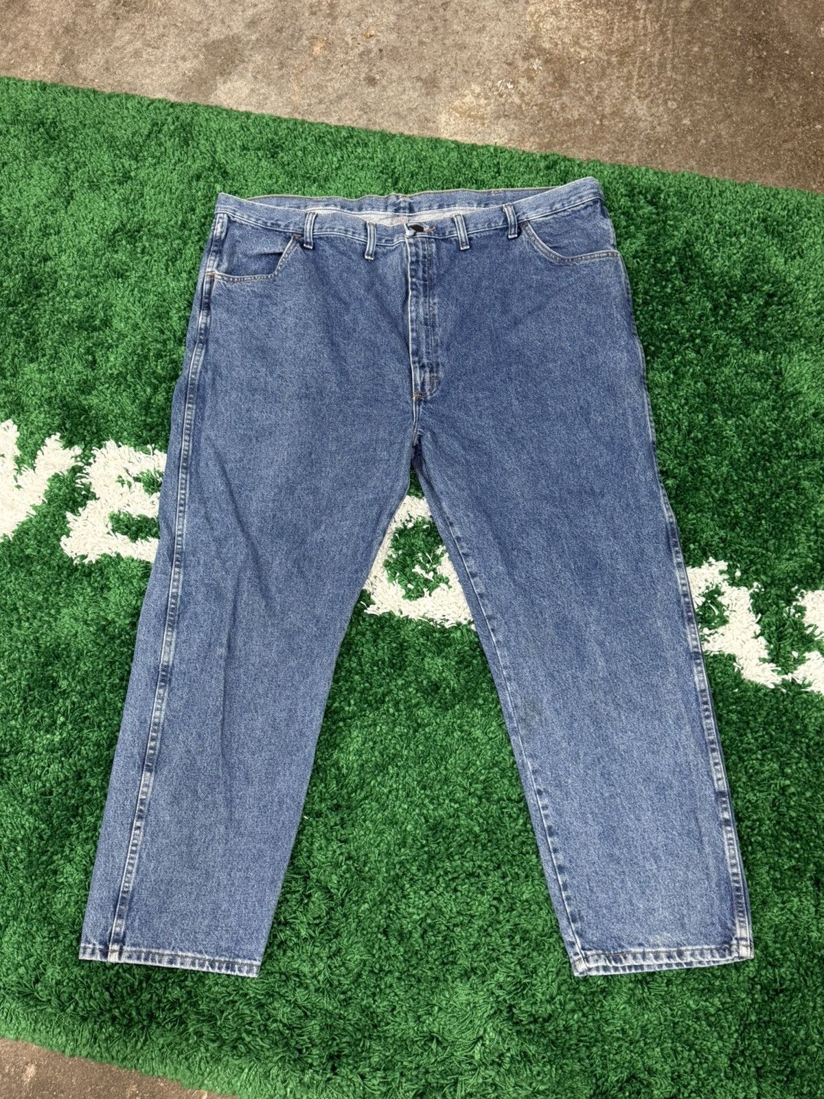 Rustler Vintage Rustler 5 Pocket Heavy Denim Jeans Sz. 48 x 30 Size US 44 / EU 60 - 3 Thumbnail