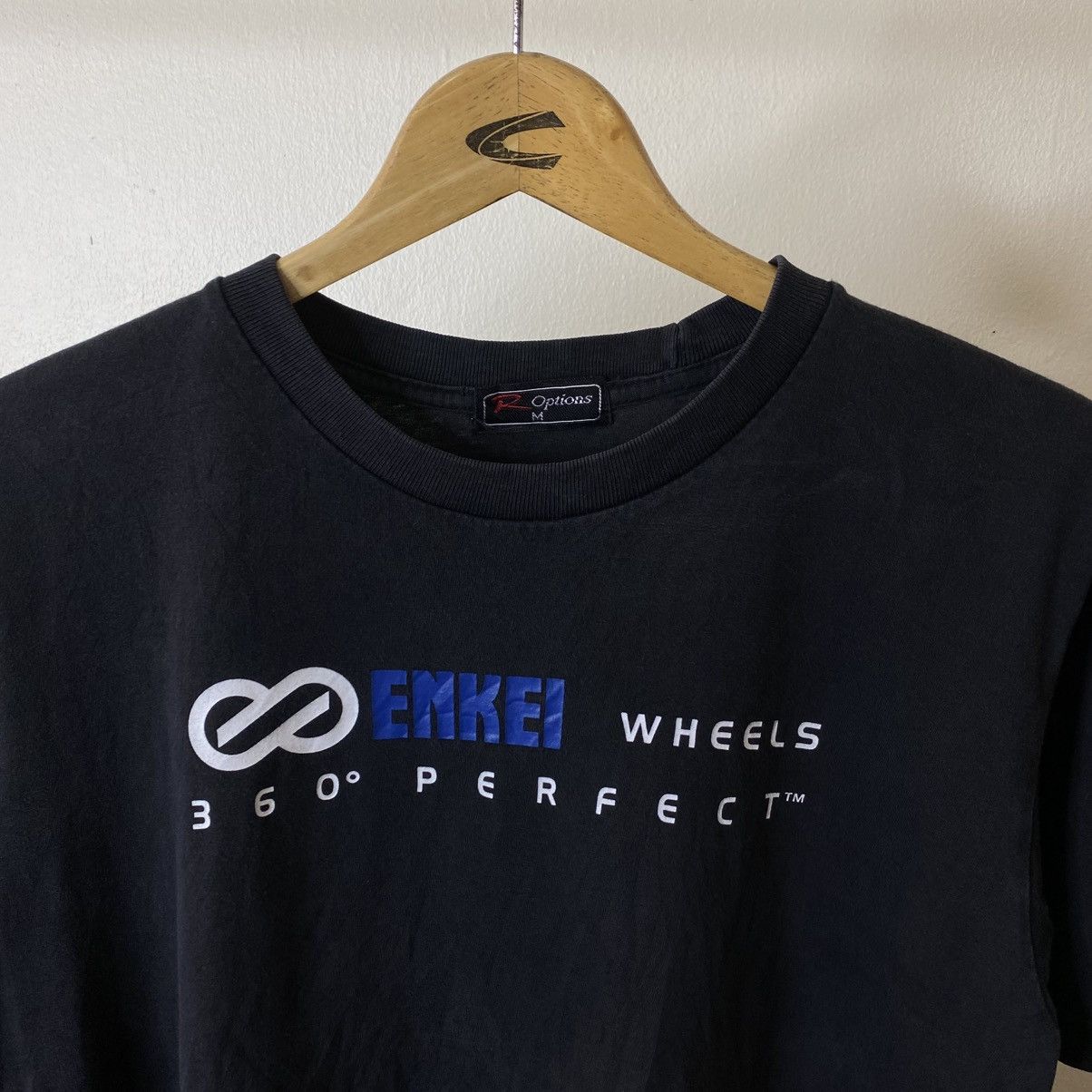 Vintage 2000s Enkei Wheels Racing T Shirt Size US L / EU 52-54 / 3 - 8 Thumbnail