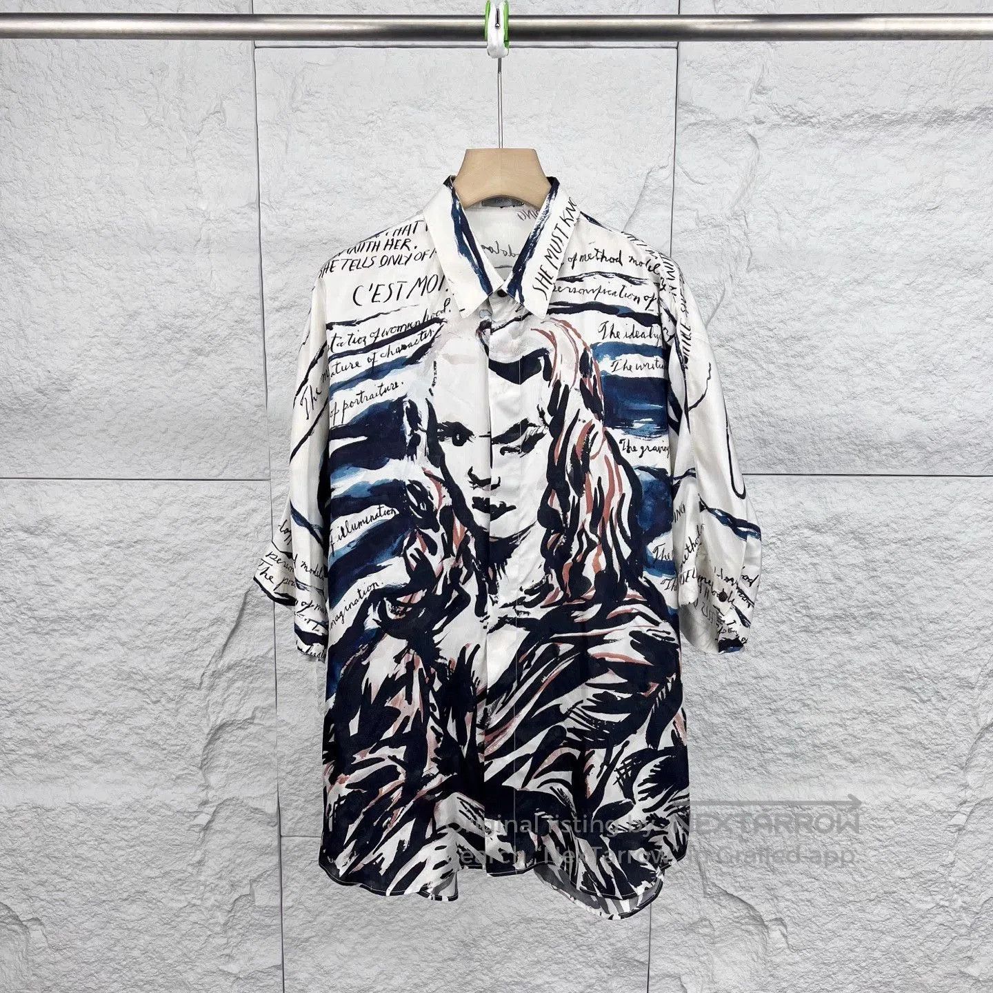 Dior dior silk short sleeve shirt with print. Size US M / EU 48-50 / 2 - 1 Thumbnail