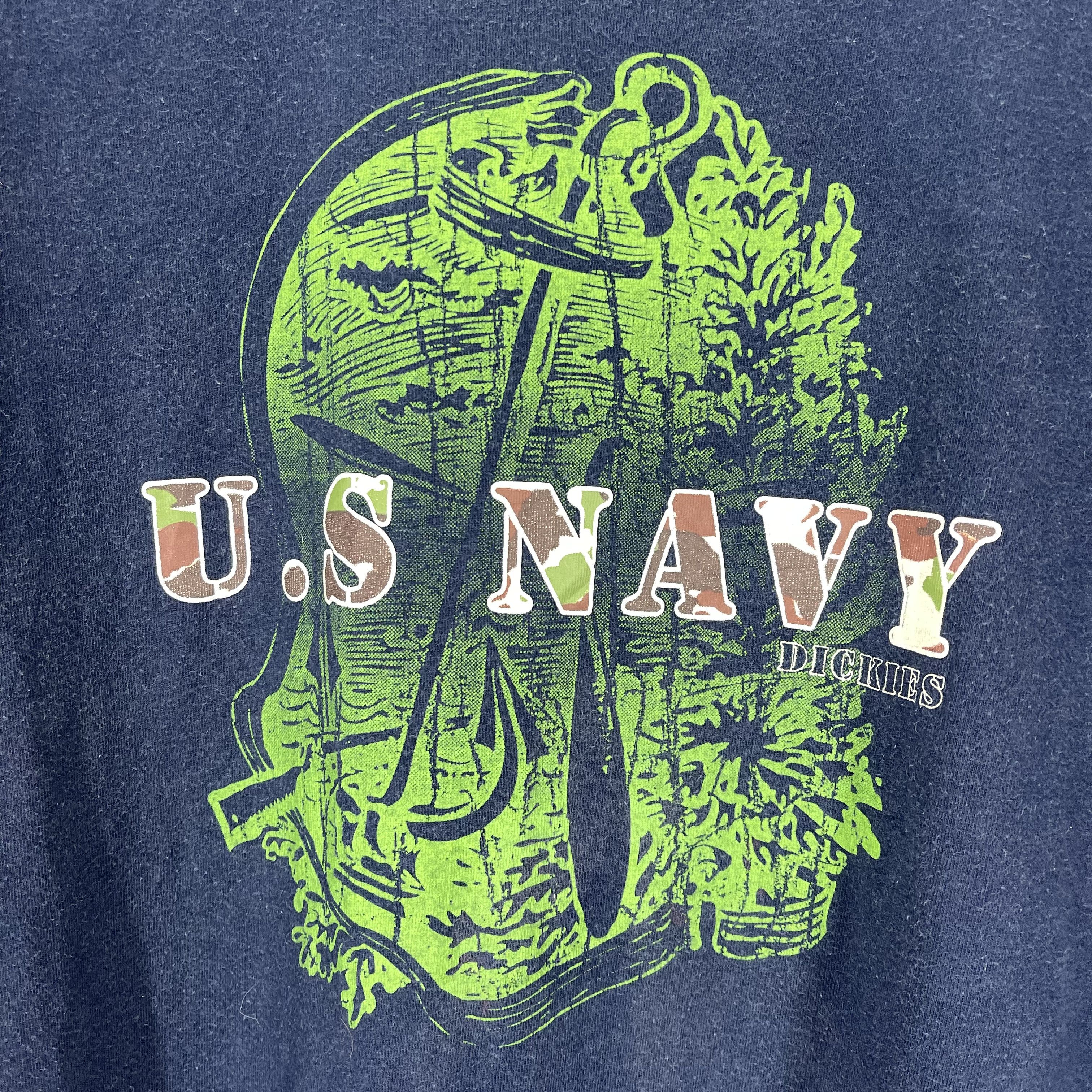 Dickies DICKIES x US NAVY Crew Neck T Shirt #1998/13 Size US L / EU 52-54 / 3 - 2 Thumbnail
