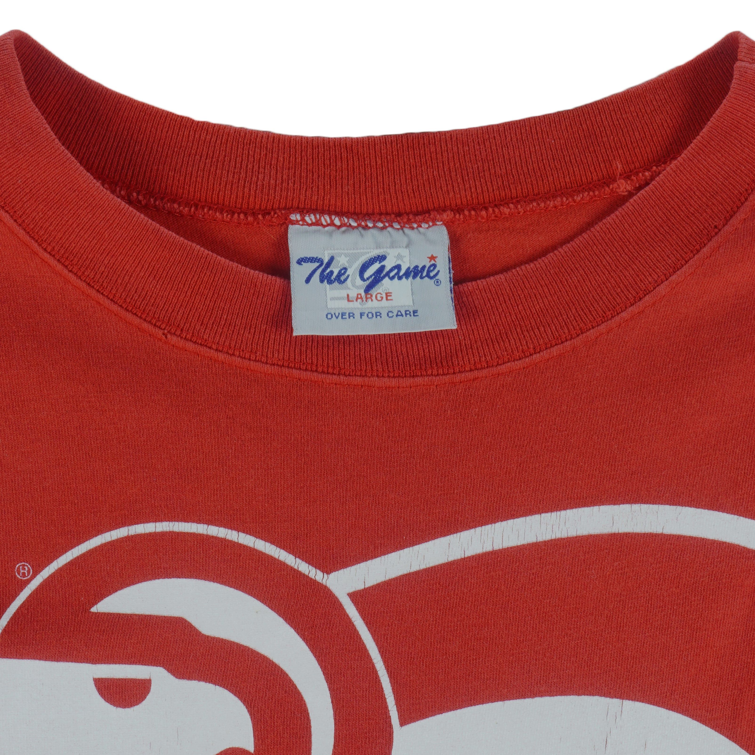 The Game NBA - Atlanta Hawks Spell-Out T-Shirt 1990s Size US L / EU 52-54 / 3 - 6 Thumbnail