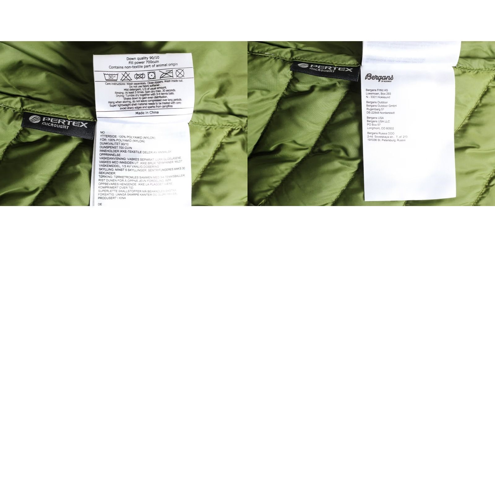 Vintage Bergans of Norway SLINGSBYTIND DOWN Jacket Women Green Size XL MJ5163 Size XL / US 12-14 / IT 48-50 - 8 Thumbnail