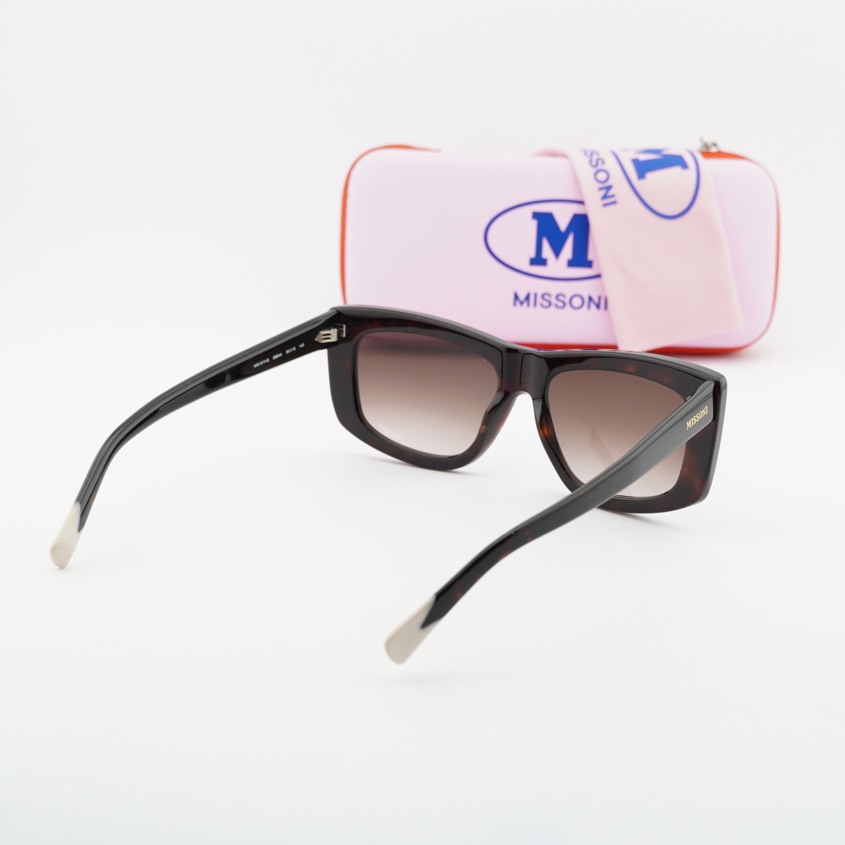 Missoni Missoni MIS 0111/S 0086 HA Sunglasses Havana Cat Eye Frame Size ONE SIZE - 10 Thumbnail