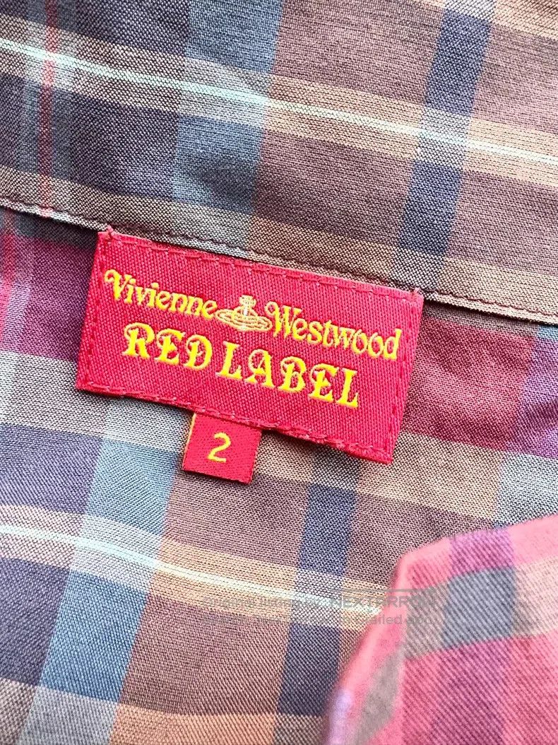 Vivienne Westwood Vivienne Westwood Vintage Red Plaid Witch Irregular Cut Dr Size M / US 6-8 / IT 42-44 - 7 Thumbnail