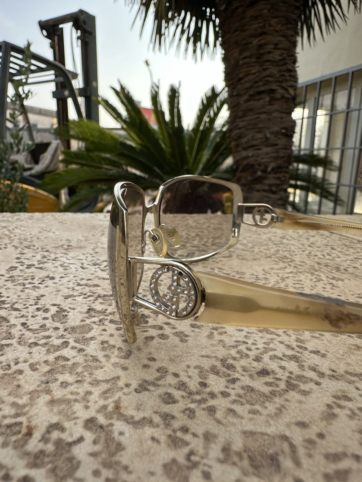 Giorgio Armani Giorgio Armani Sunglasses GA 476/S Gold Size ONE SIZE - 4 Thumbnail