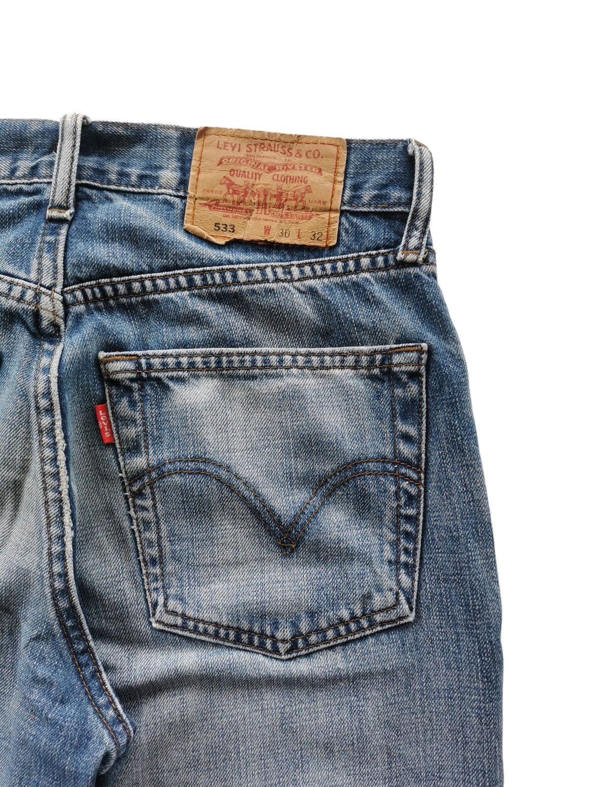 Levi's Vintage Levis 533 Distressed Denim Jeans Size US 28 / EU 44 - 7 Thumbnail