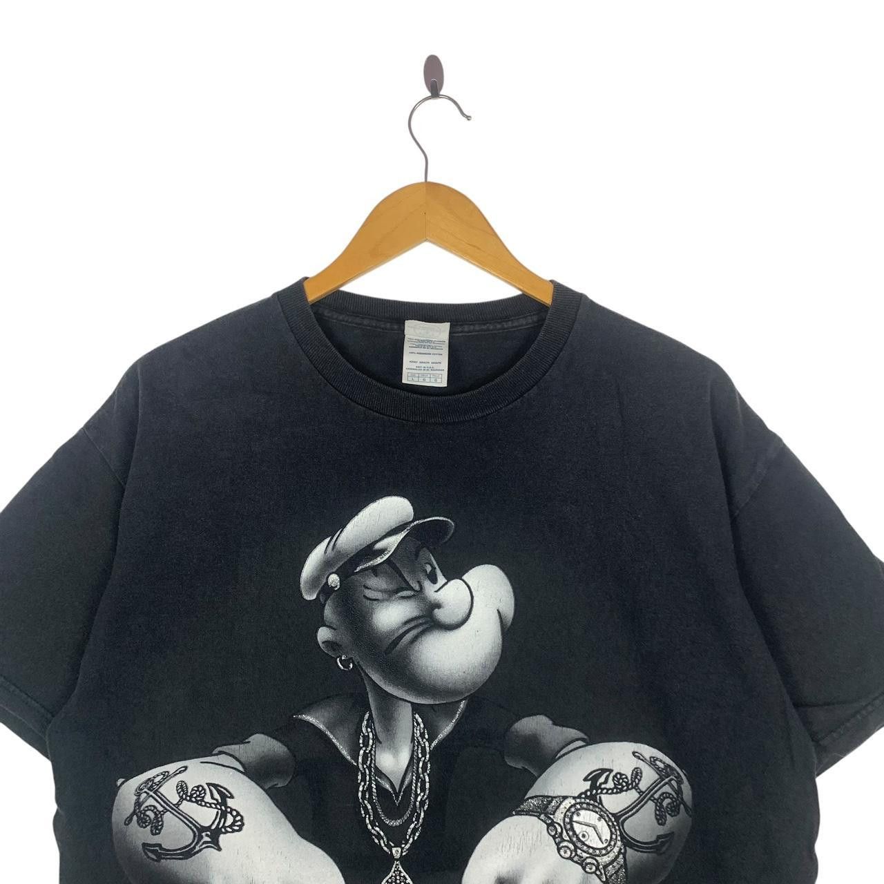 Vintage Vintage 2006 POPEYE THE SAILOR MAN Poker Cartoon Tee Shirt Size L / US 10 / IT 46 - 2 Thumbnail