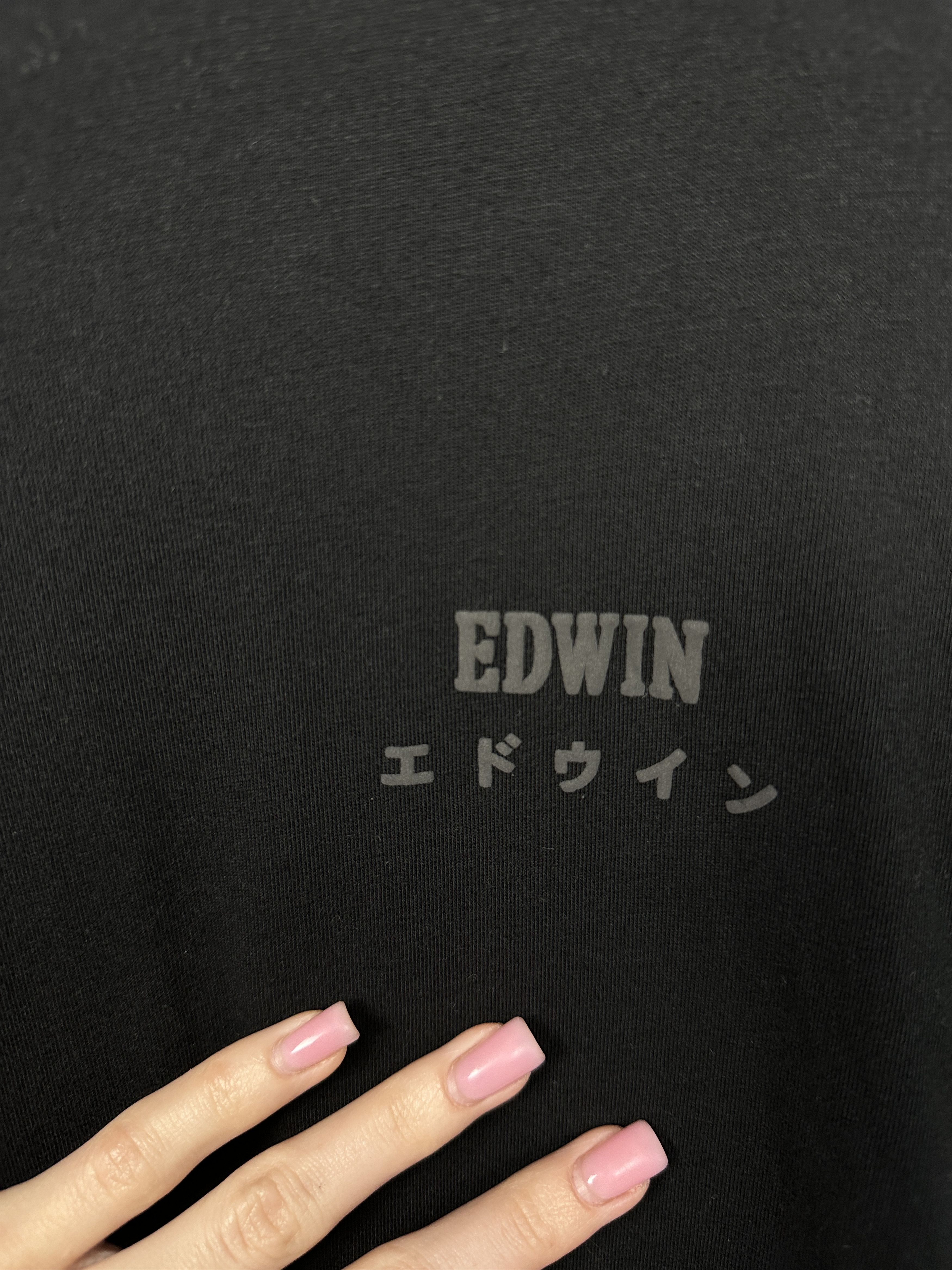 Edwin Edwin Mens Logo Chest Long Sleeve T-Shirt Size US XL / EU 56 / 4 - 3 Thumbnail