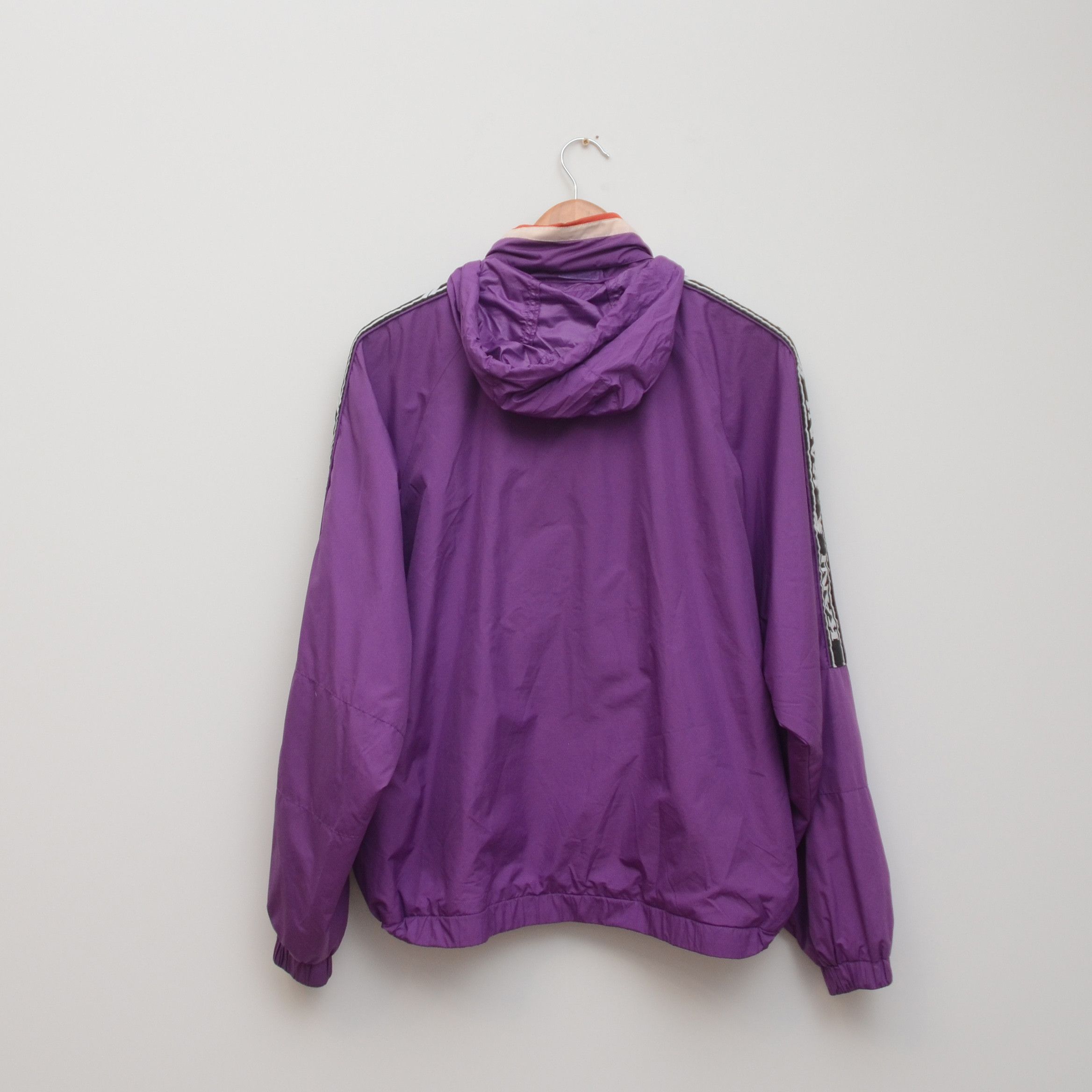 Karl Kani Karl Kani Retro Tape Track Jacket Big Logo Hooded Zip Vintag Size US L / EU 52-54 / 3 - 3 Thumbnail