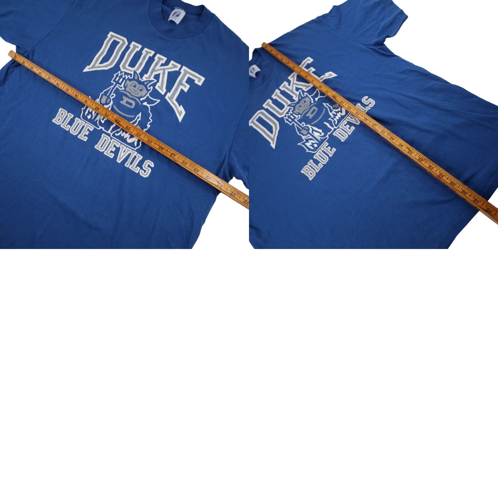 Vintage VINTAGE Duke College Blue Devils Mens XL Graphic T Shirt Blue Size US XL / EU 56 / 4 - 8 Thumbnail