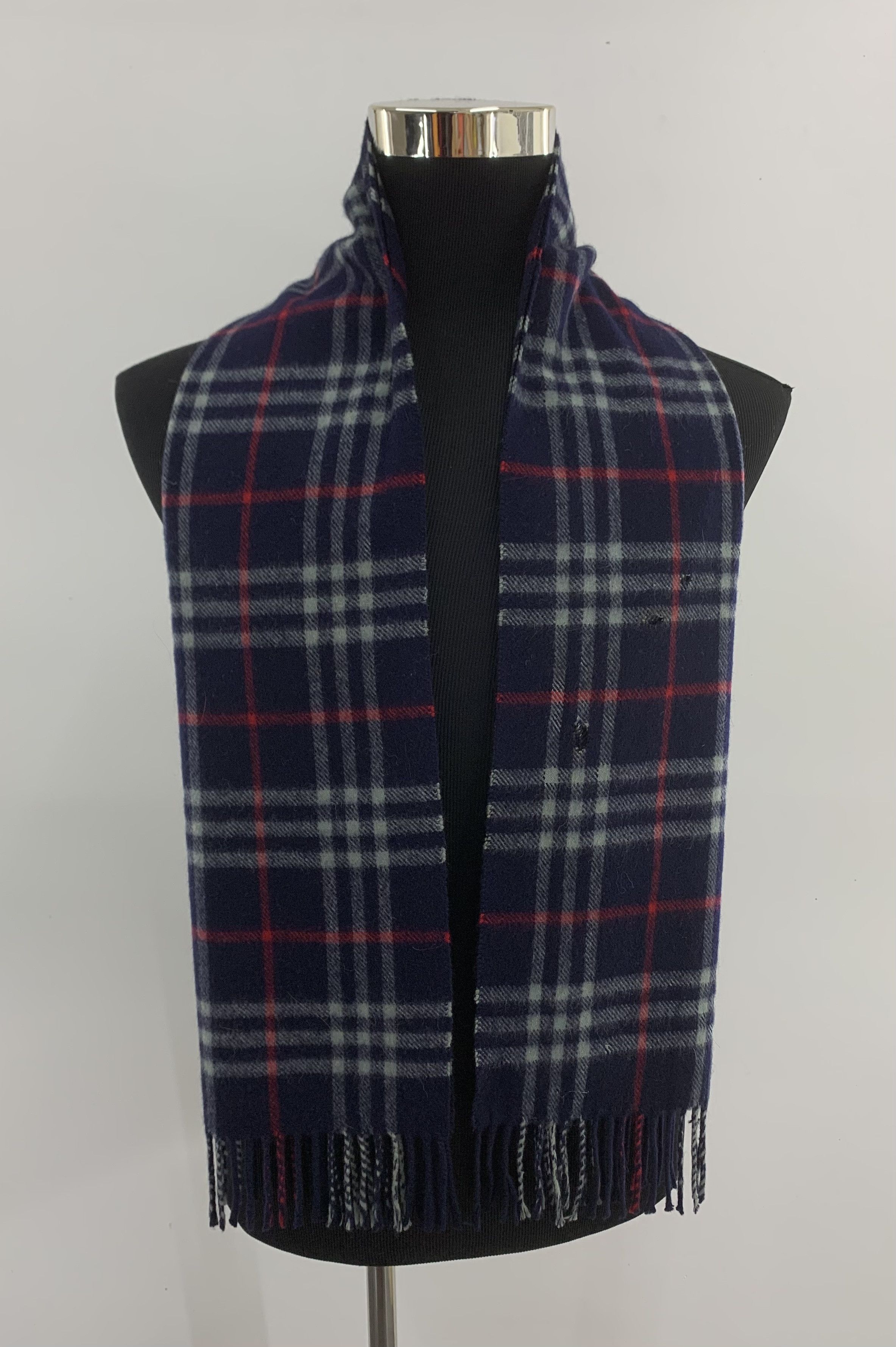 Burberry Burberrys Scarf Cashmere Muffler Neck Wrap BL1007 Size ONE SIZE - 1 Thumbnail