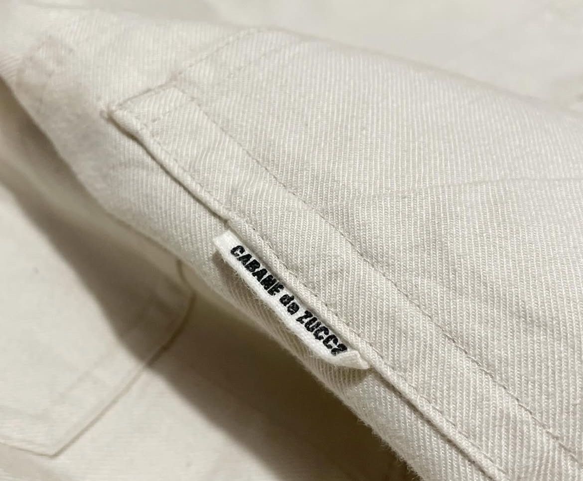 Issey Miyake 2000s Maiden Voyage Cabane de Zucca Ecru Patchwork Work Size US 34 / EU 50 - 6 Thumbnail