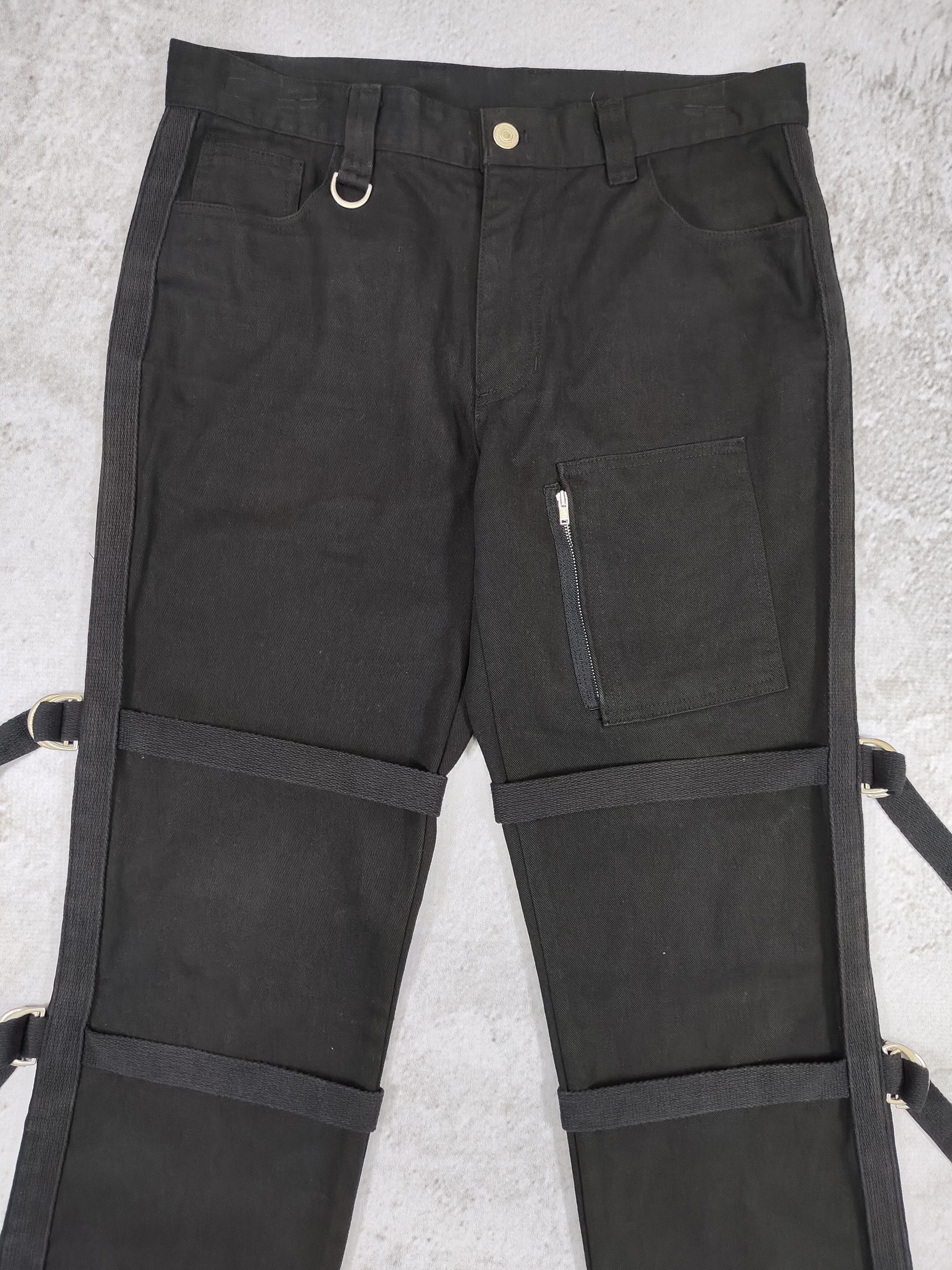 If Six Was Nine Lien- Bondage Tactical Strap Utility Pants with Ankle Zips Size US 32 / EU 48 - 2 Thumbnail