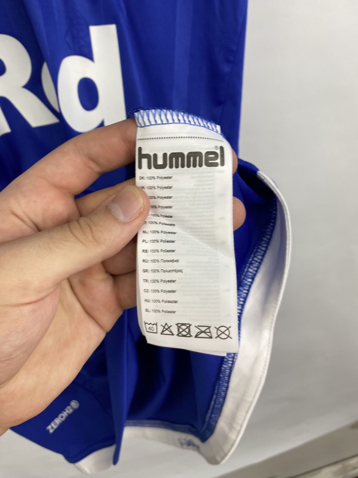 Hummel 🏴󠁧󠁢󠁳󠁣󠁴󠁿 Y2K Hummel Glasgow Rangers Home Jersey Blokecore Rare Hype Size US M / EU 48-50 / 2 - 8 Thumbnail