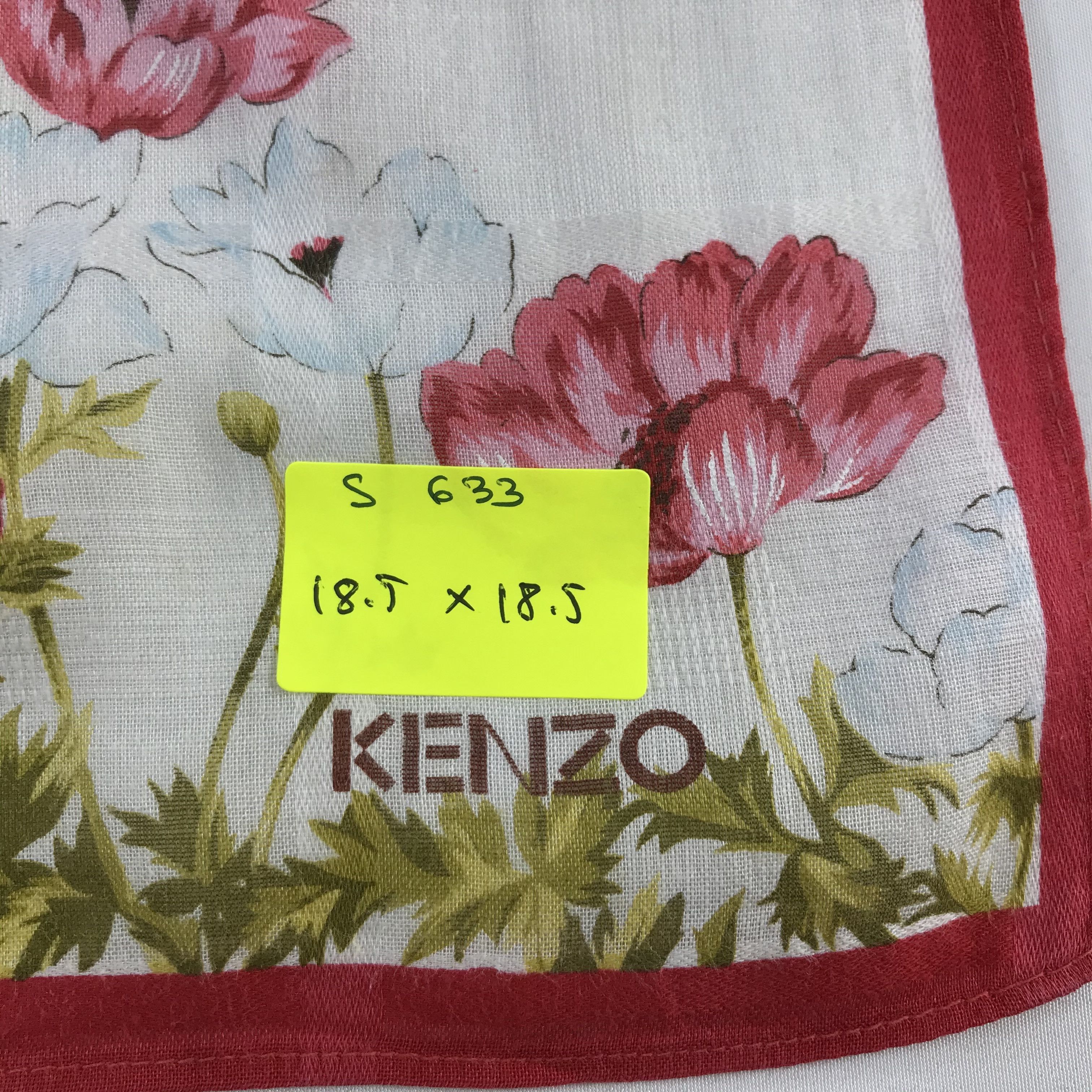 Kenzo × Vintage Kenzo Bandana / Handkerchief / Neckerchief - S633 Size ONE SIZE - 5 Thumbnail