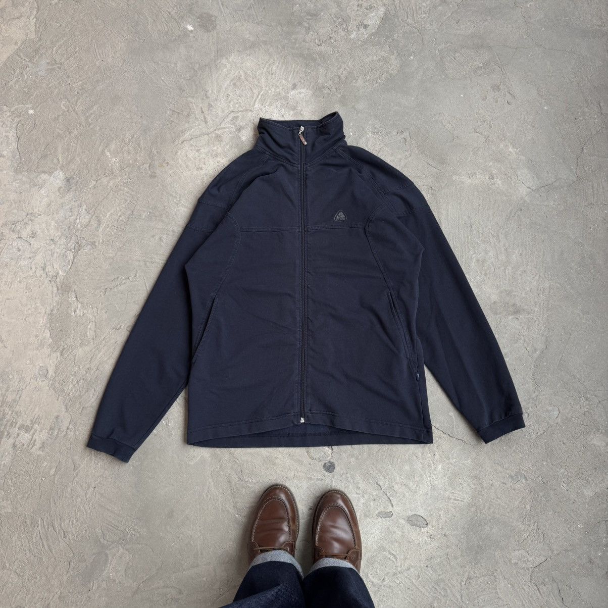 Nike × Nike ACG × Vintage Vintage Nike ACG Light Jacket In Navy Blue Size US XL / EU 56 / 4 - 1 Thumbnail