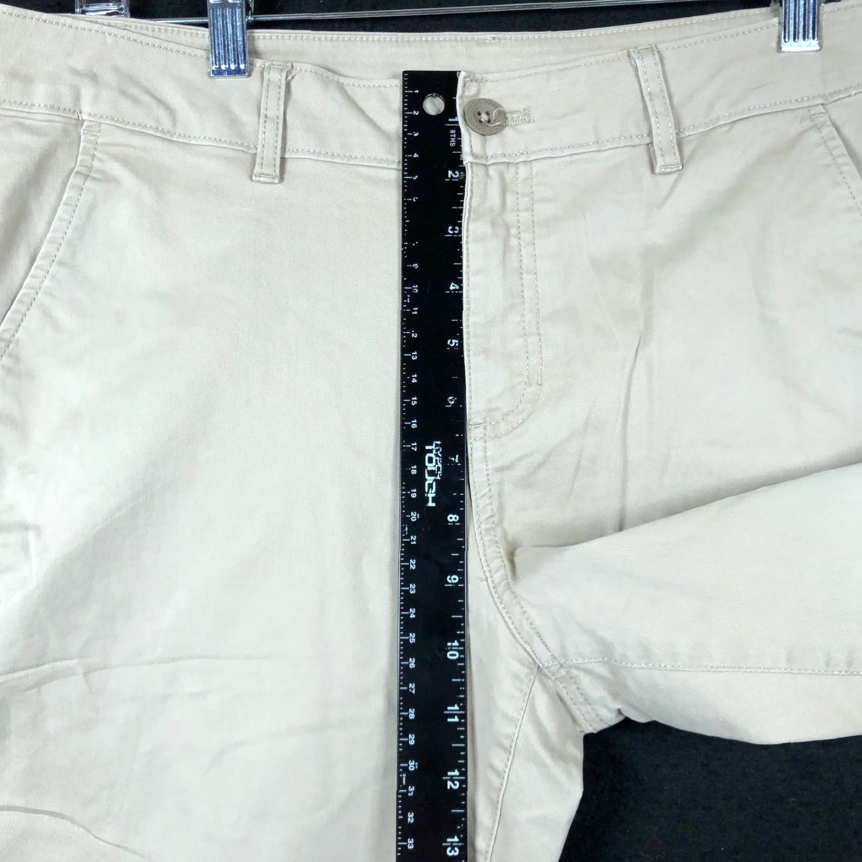 Eddie Bauer Eddie Bauer Womens Pants Tan Mid Rise Slim Straight Chino Stretch 8 Size 24" / US 00 / IT 34 - 7 Thumbnail