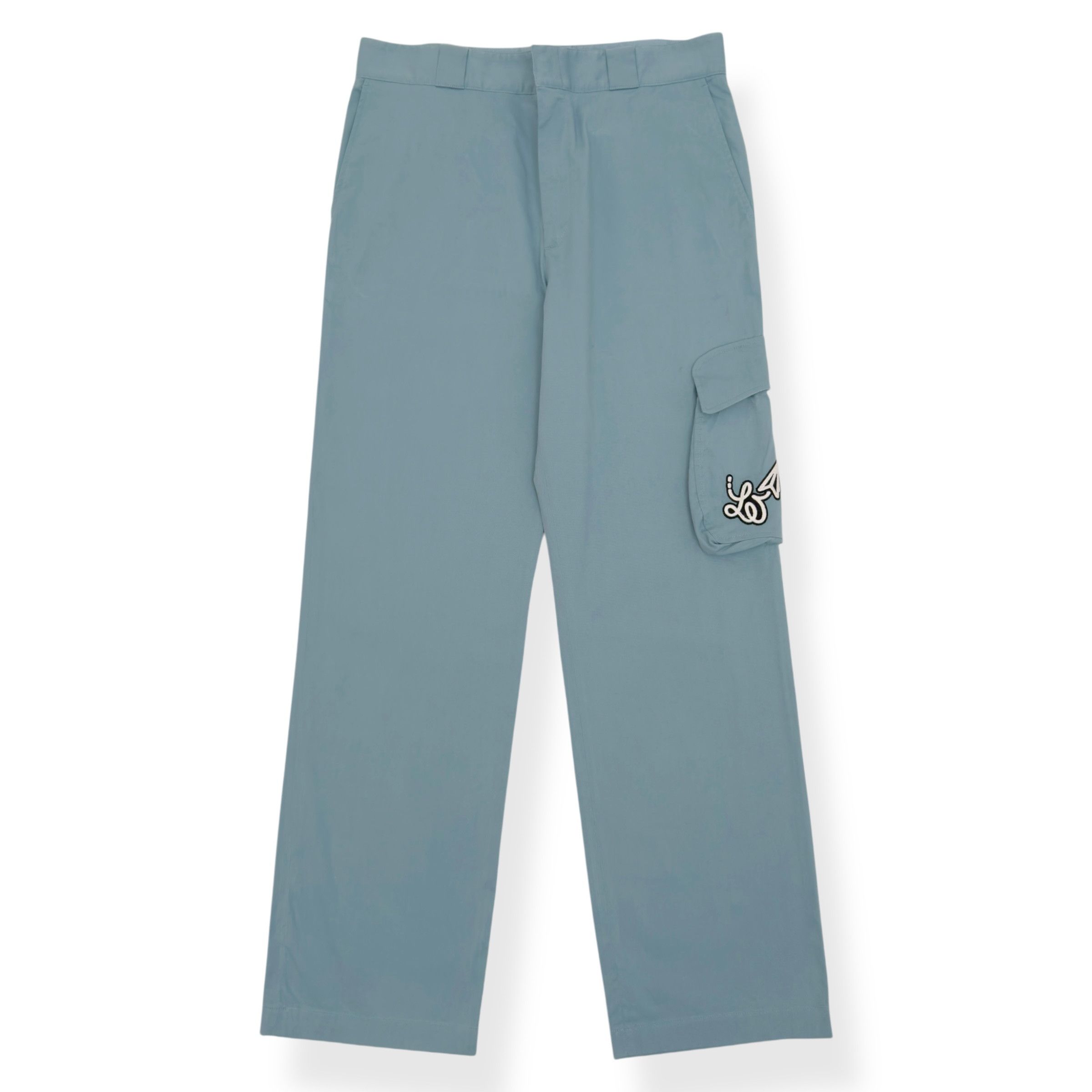 Louis Vuitton LOUIS VUITTON LV AIRPLANE REGULAR CHINO TROUSERS BLUE 42 / M Size US 34 / EU 50 - 1 Thumbnail