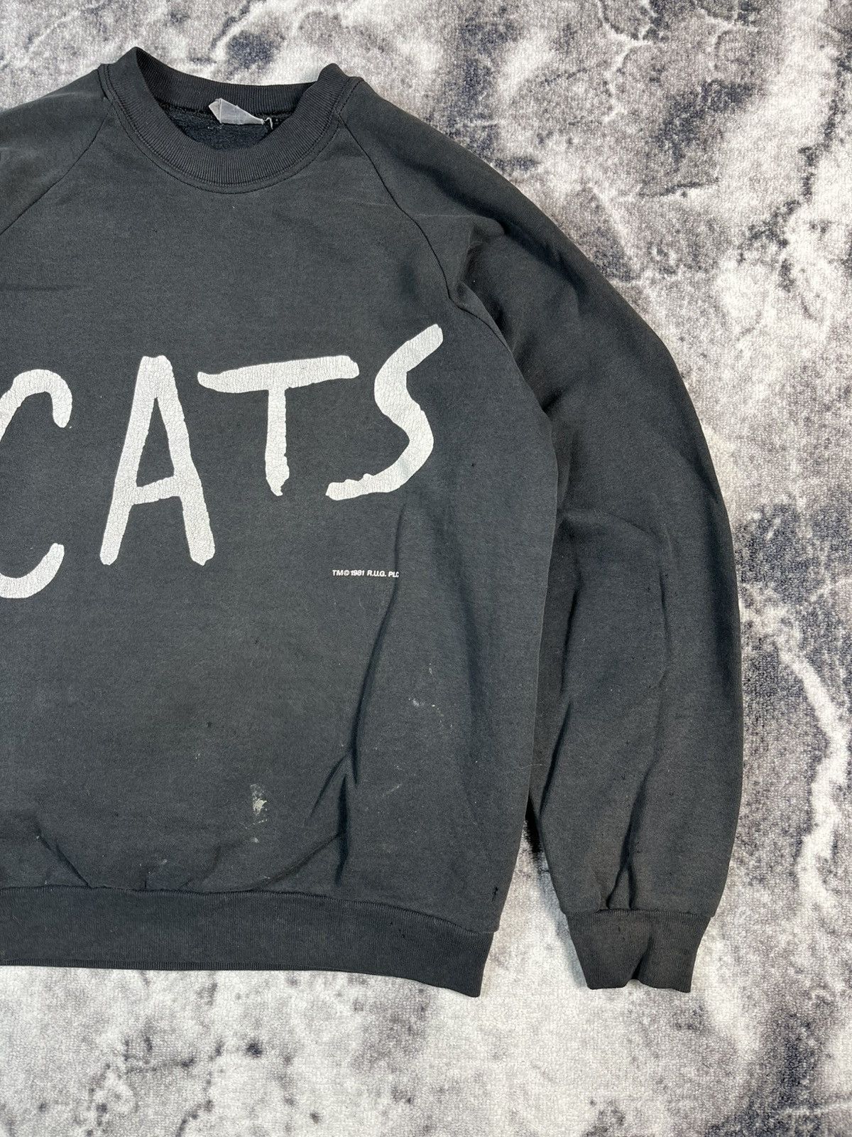 Other Vintage CATS 1981 Distressed Fade Sweatshirt Grunge Size US M / EU 48-50 / 2 - 4 Thumbnail