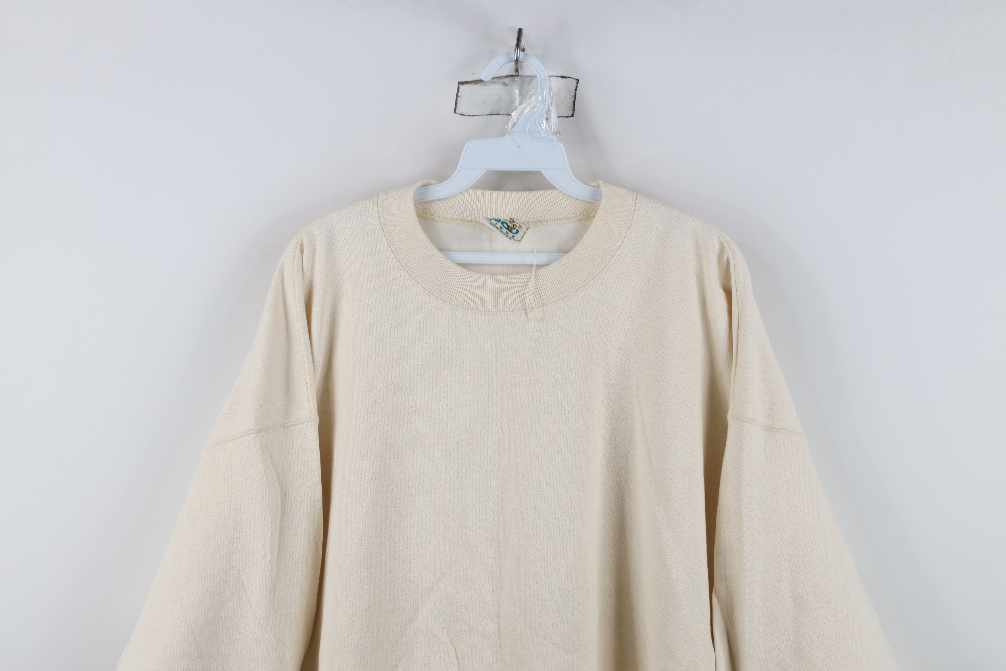 Vintage Deadstock Vintage 90s Streetwear Fiber Sweatshirt USA Size US XL / EU 56 / 4 - 2 Thumbnail