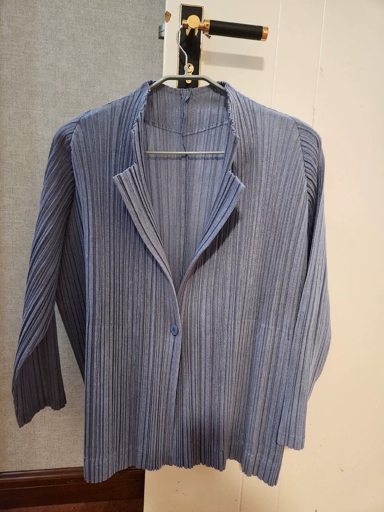 Issey Miyake Issey Miyake size:3 Mixed cotton suit jacket Size 34S - 1 Thumbnail