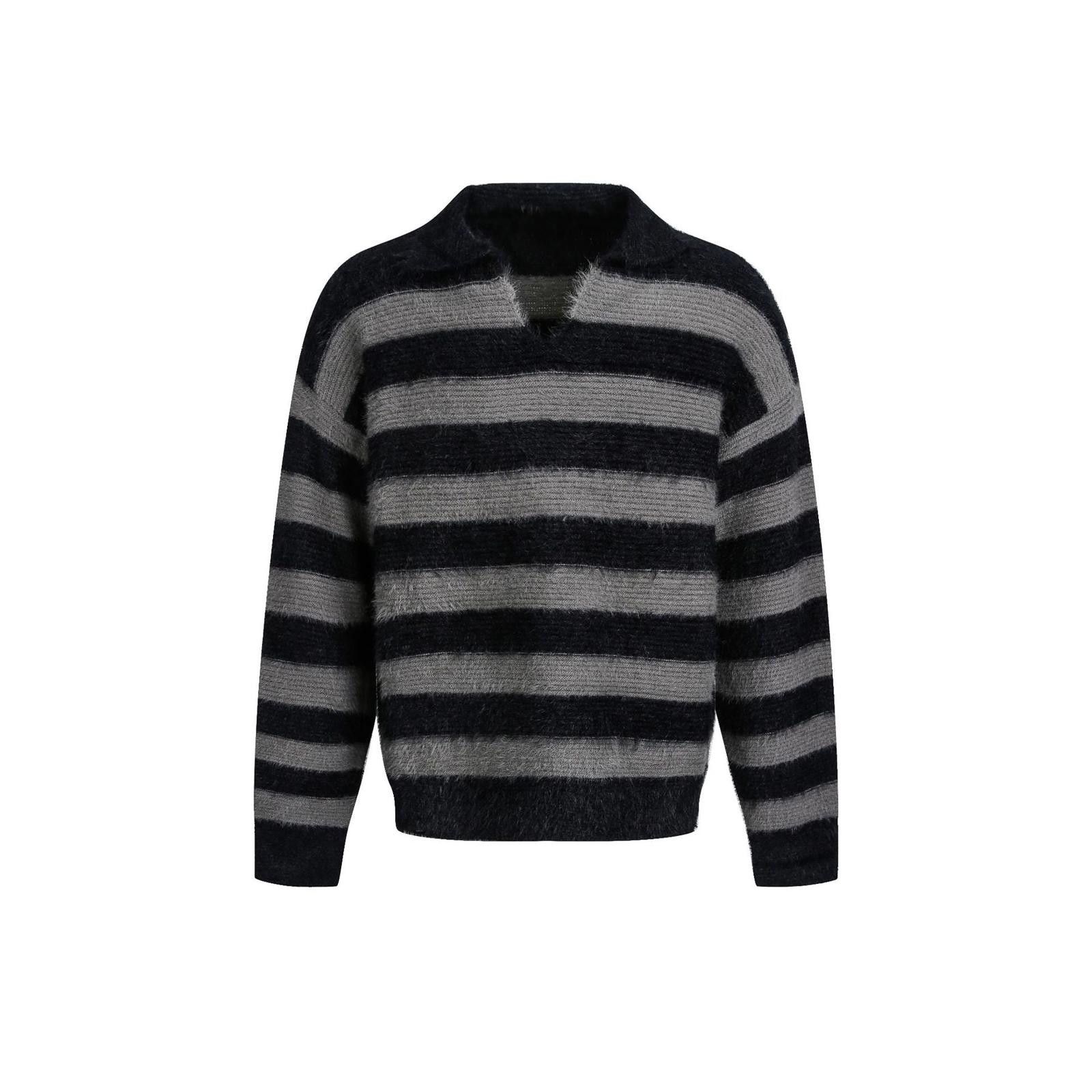 Vintage Stripe Needle-Knit Sweater | Relaxed Vintage Pullover Size US M / EU 48-50 / 2 - 3 Thumbnail