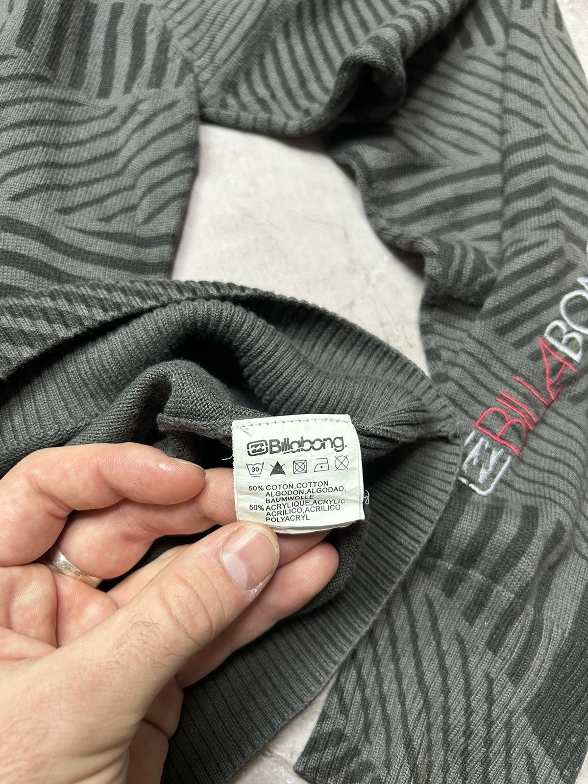 Billabong × Vintage Vintage Billabong Y2K Men's Knit Sweater Size US M / EU 48-50 / 2 - 8 Thumbnail