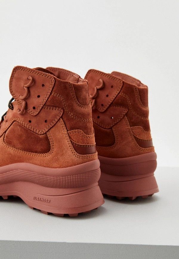 Jil Sander o1y1025 Hi-Top Sneakers in Brick Size US 9 / IT 39 - 4 Thumbnail