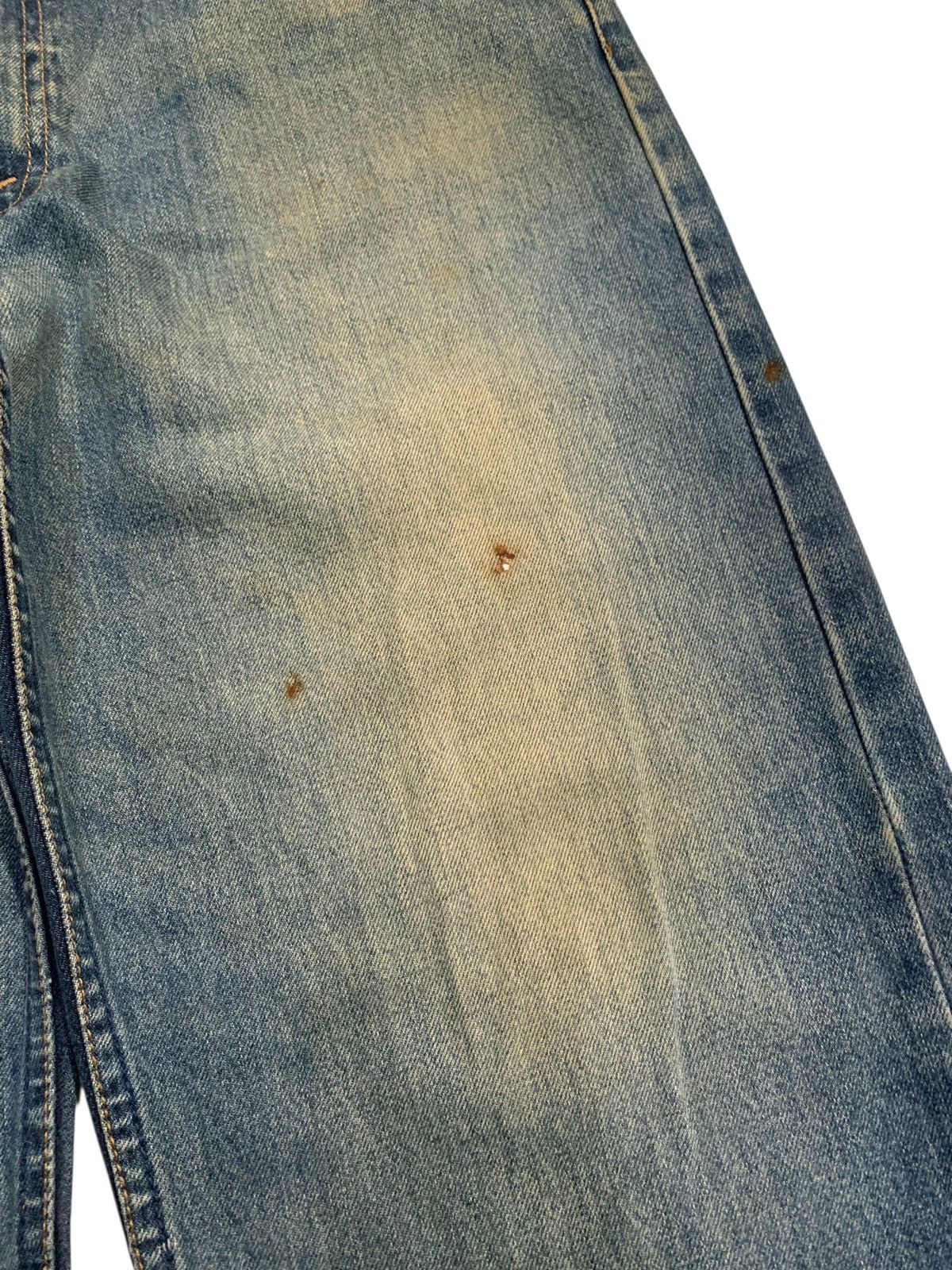 Levi's VINTAGE LEVIS 512 FADED & RUSTY DISTRESSED DENIM Size US 35 - 16 Thumbnail