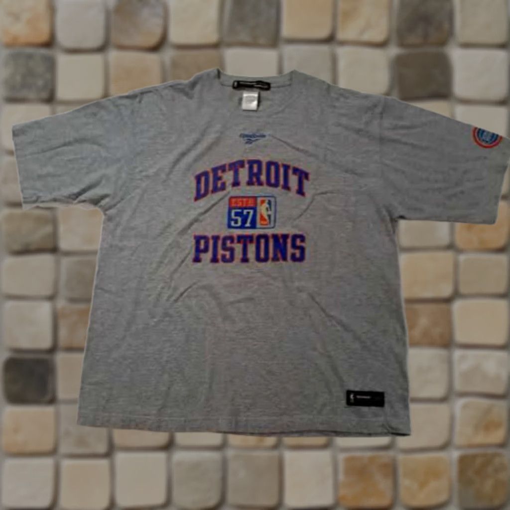 Reebok Vintage Detroit Pistons Basketball Shirt XL Reebok Hardwood Classic Size US XL / EU 56 / 4 - 1 Thumbnail