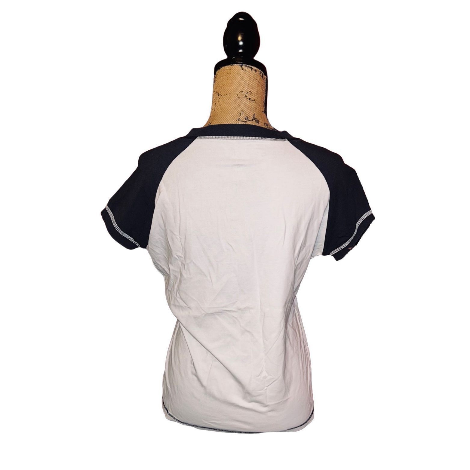 Pro Player P2 By Pro Players Women’s White Mizzou V Neck Short Sleeve T Size M / US 6-8 / IT 42-44 - 2 Thumbnail
