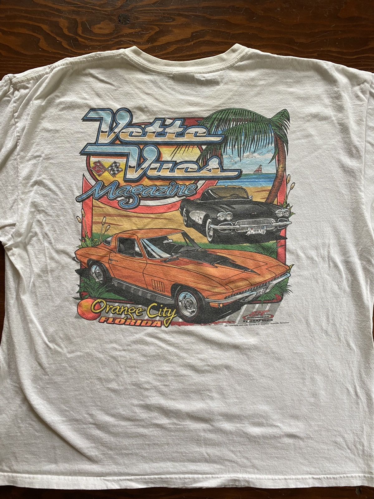 Anvil Vintage Y2K’s Vette Vues Magazine Florida Corvette Tee Size US XXL / EU 58 / 5 - 1 Thumbnail