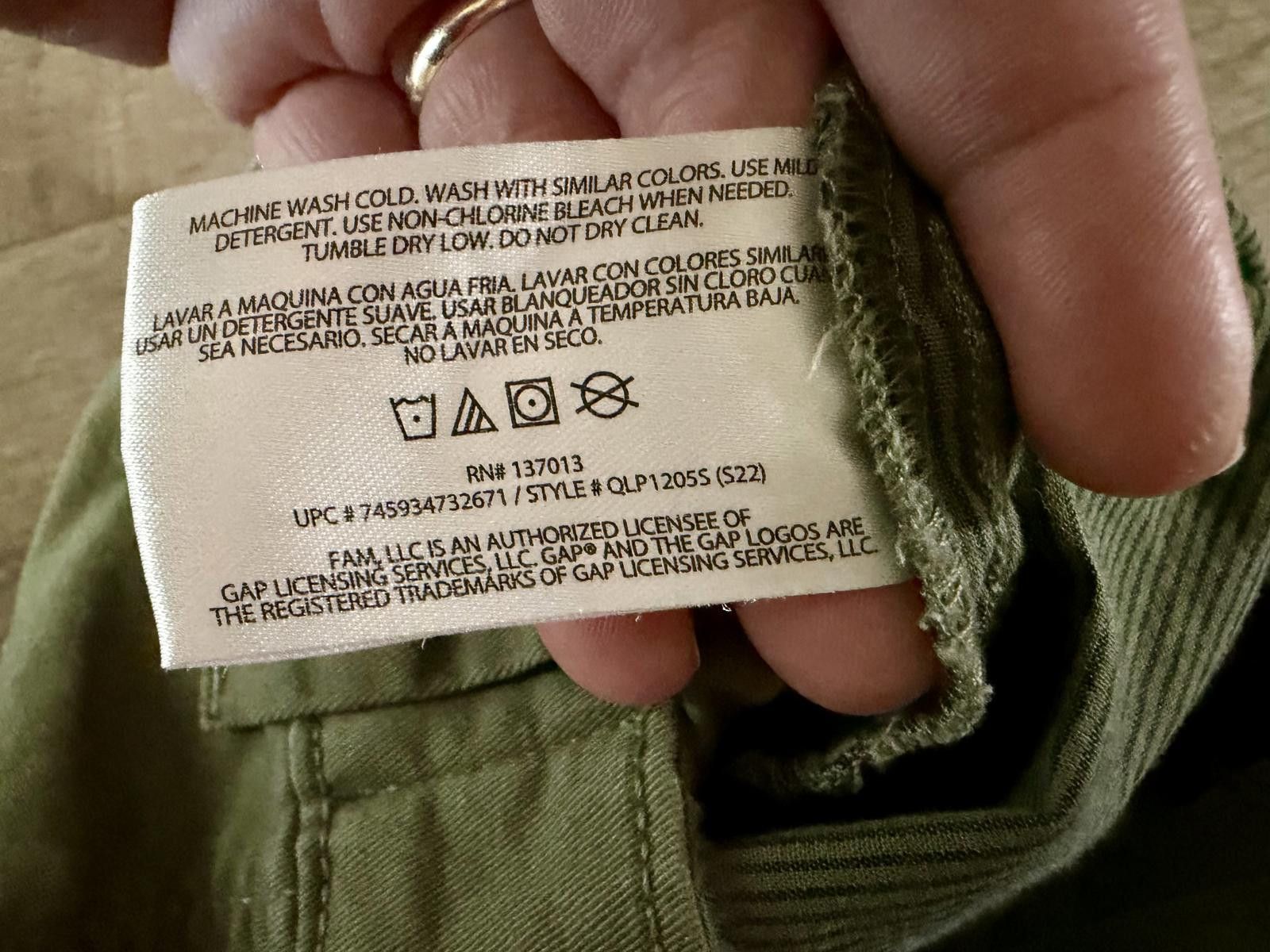 Gap GAP Olive Green Chino Pants Size 8 Size 30" / US 8 / IT 44 - 9 Thumbnail