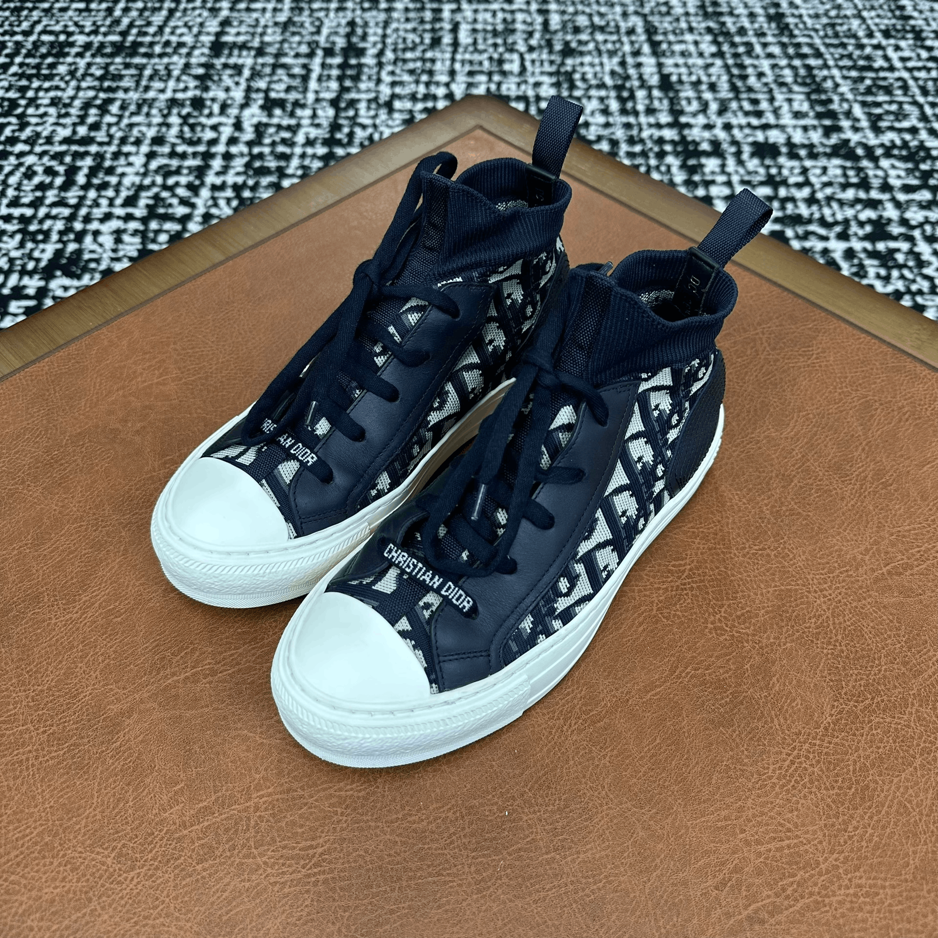 Dior Dior Blue Hitop Sneakers it_36-5 Women Size US 6.5 / IT 36.5 - 1 Thumbnail