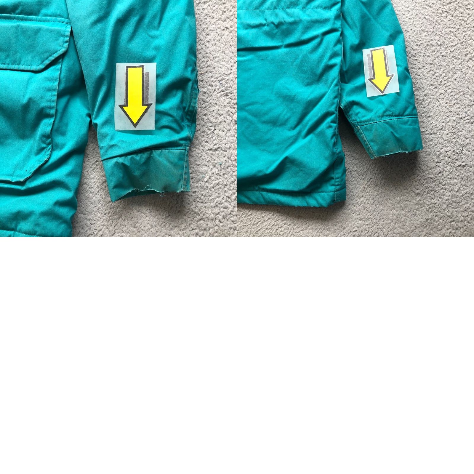 Vintage VINTAGE Woolrich Parka Jacket Wool Blend Plaid Lined Teal Womens Medium 90s Parka Coat Coat Women Medium Teal Size M / US 6-8 / IT 42-44 - 10 Thumbnail
