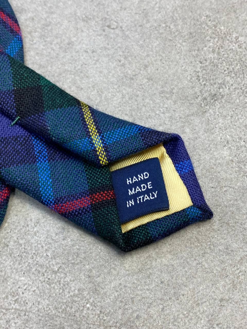 Polo Ralph Lauren Vintage Polo Ralph Lauren Tartan Check Wool Tie Size ONE SIZE - 9 Thumbnail
