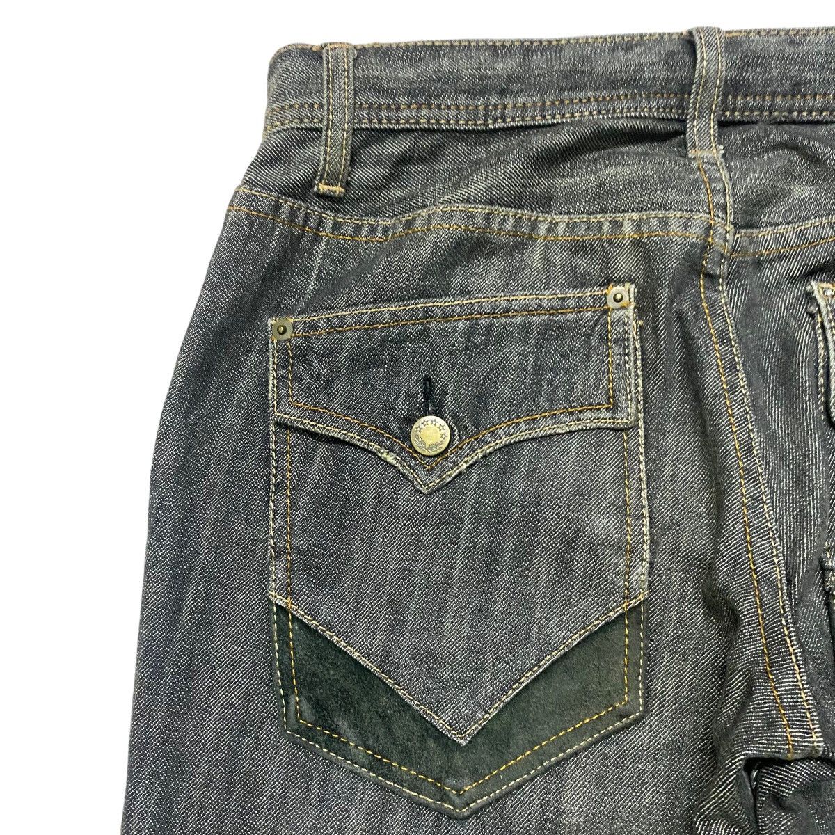 Michel Klein MK Michel Klein Homme Denim Flare Double knee Jeans Size US 30 / EU 46 - 12 Thumbnail