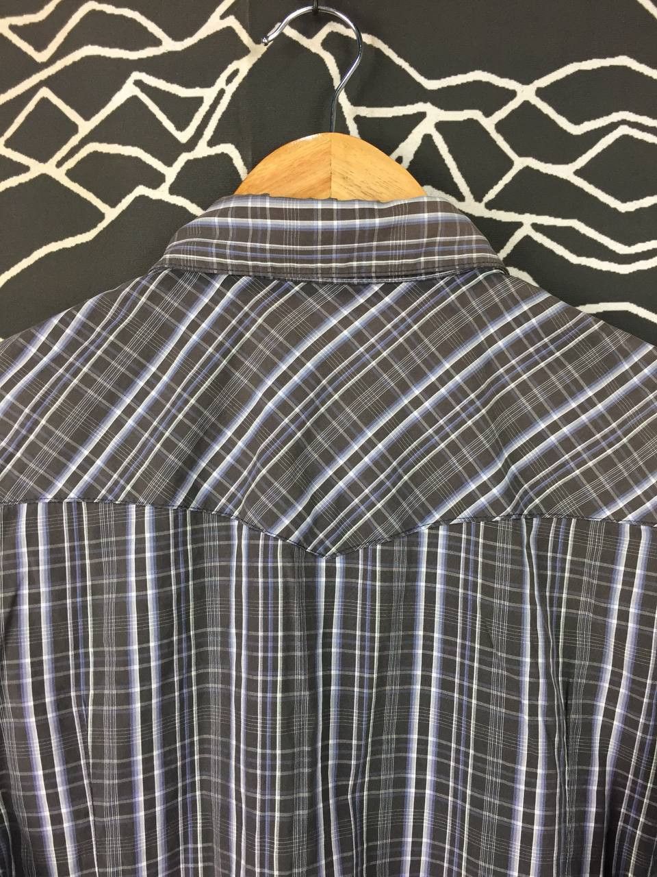 United Arrows Blue Label United Arrows Plaid Pearl Snap Western Shirt Size US M / EU 48-50 / 2 - 7 Thumbnail