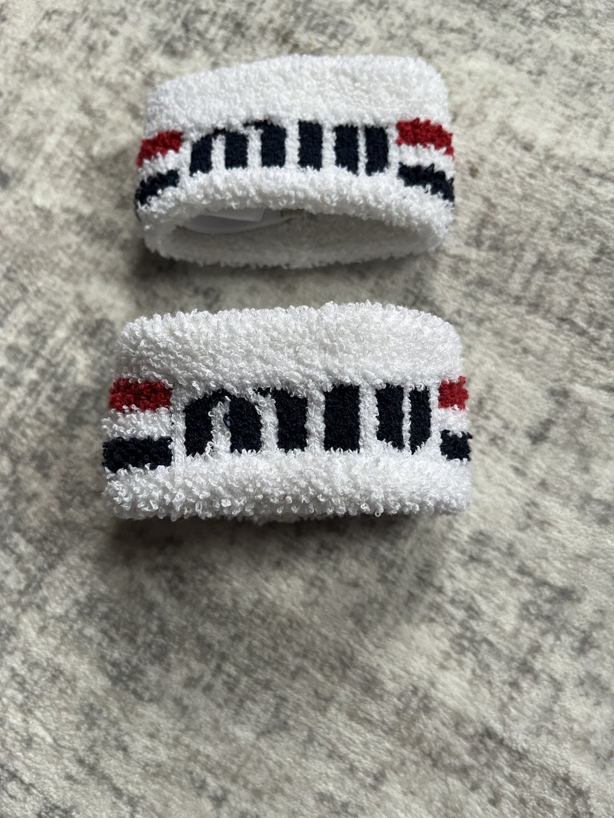 Miu Miu Miu Miu Terry Cloth Wristbands (unisex) Size ONE SIZE - 2 Thumbnail
