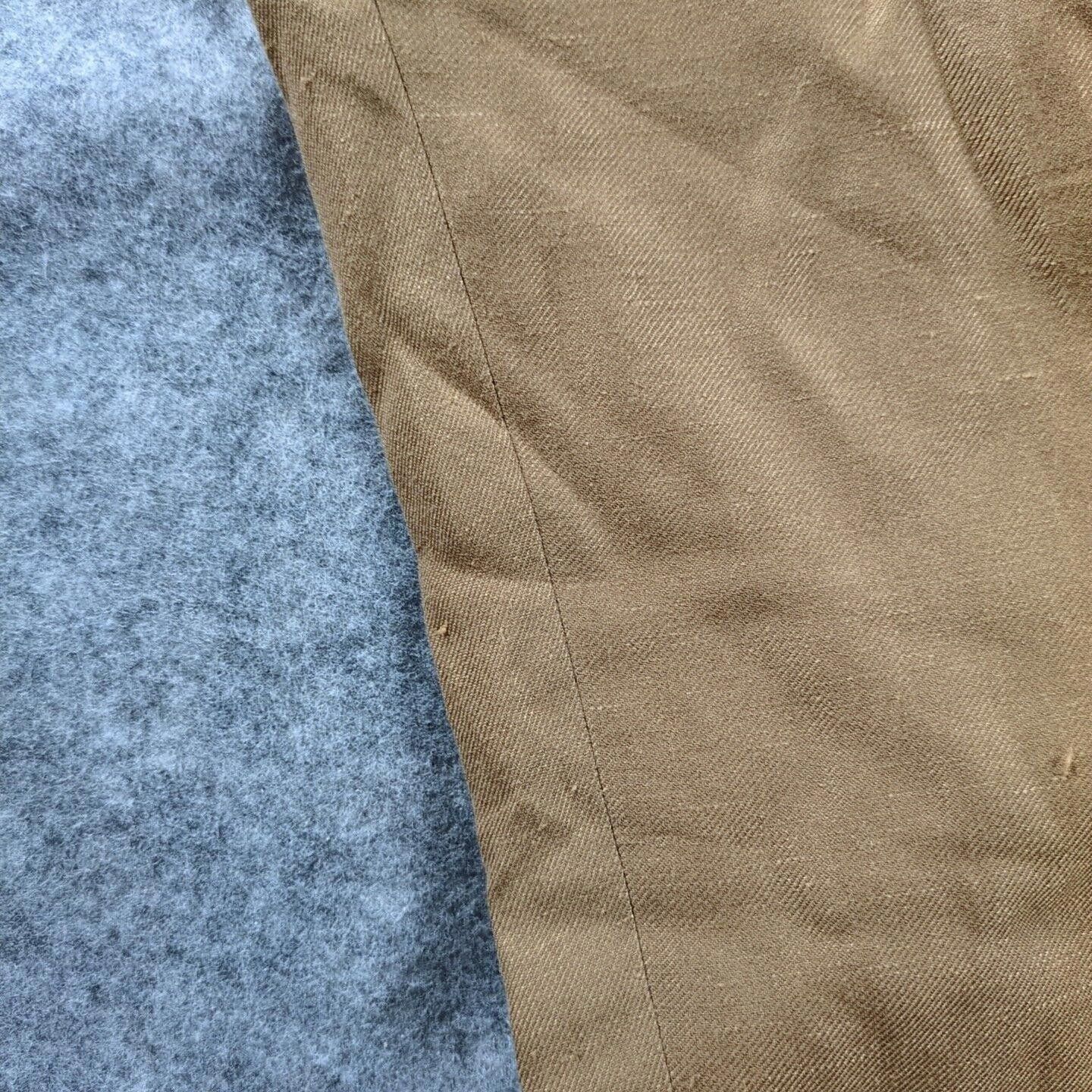 Markaware MARKAWARE Slacks Brown (26-30x25) Stretch Waist Wool Hemp Size US 30 / EU 46 - 5 Thumbnail