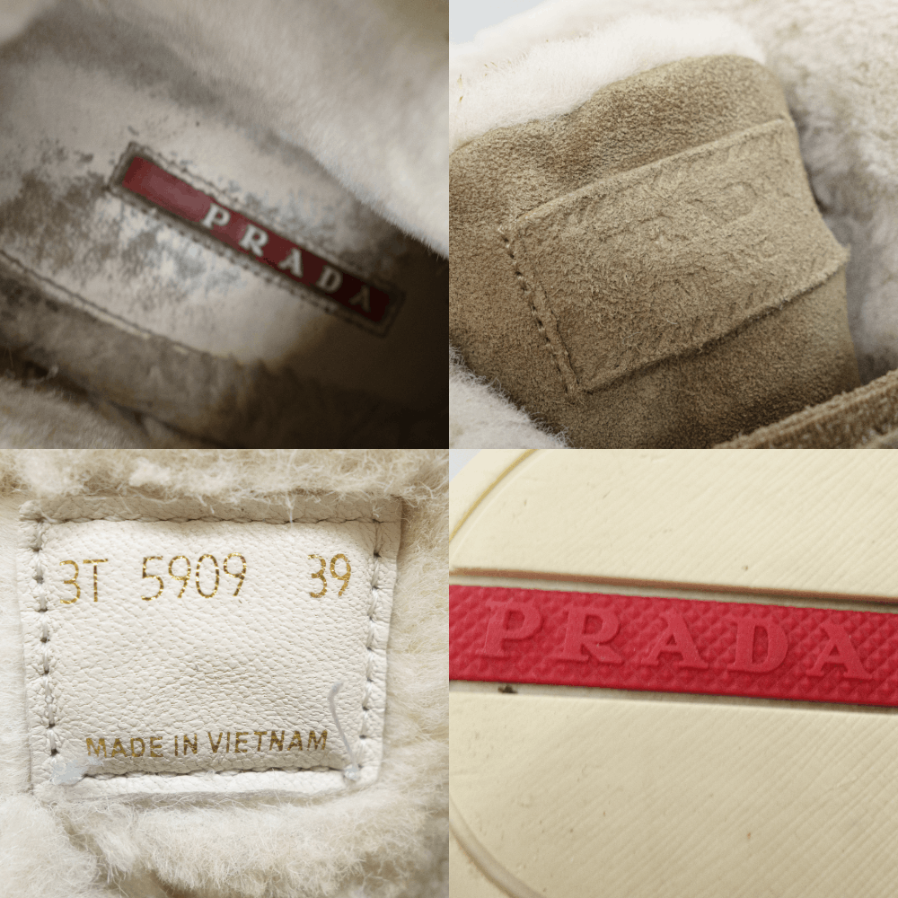 Prada Wedge Suede High Boots Size US 9 / IT 39 - 8 Thumbnail