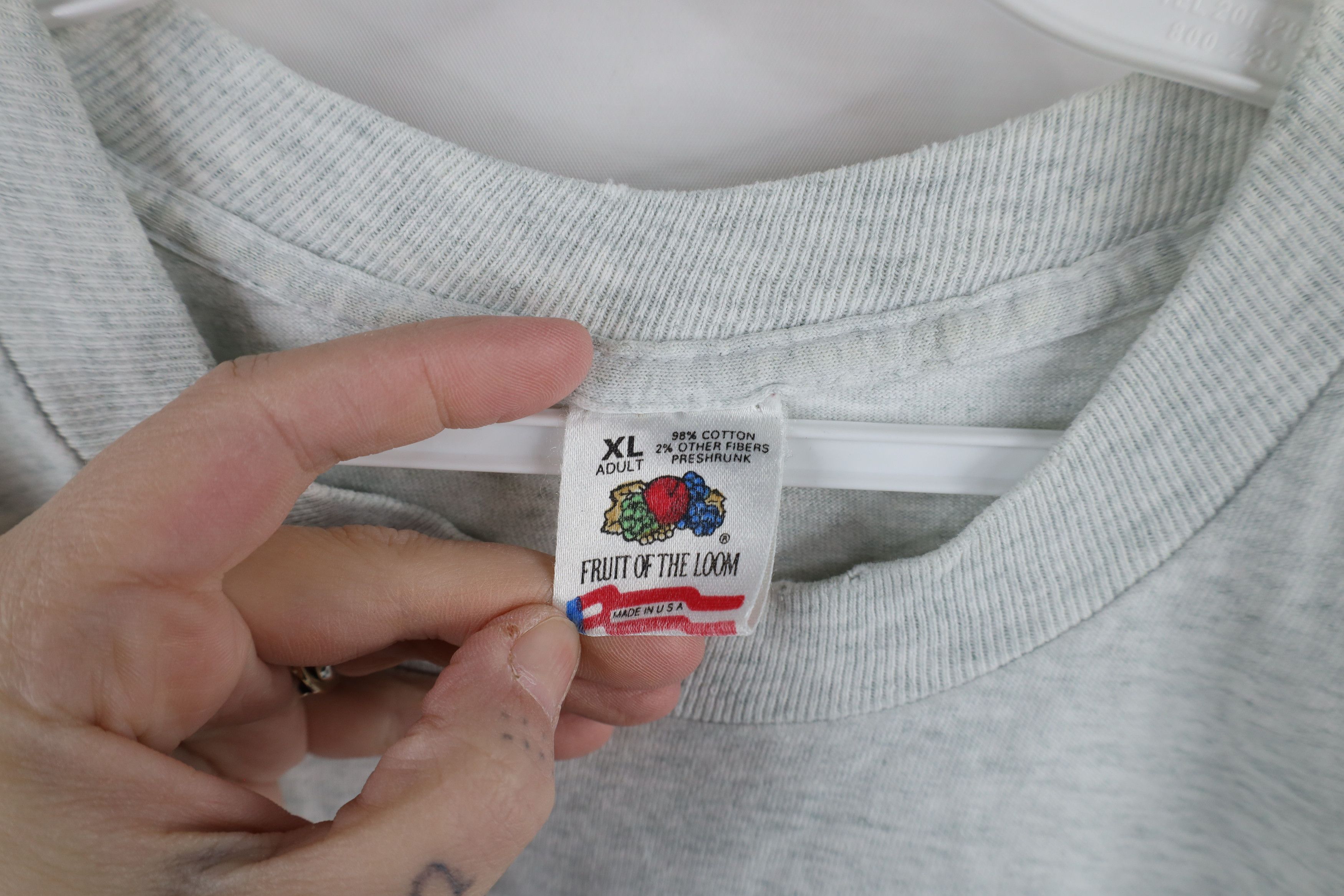 Vintage Vintage 90s Streetwear Ohio Sailing Flags T-Shirt Gray USA Size US XL / EU 56 / 4 - 9 Thumbnail