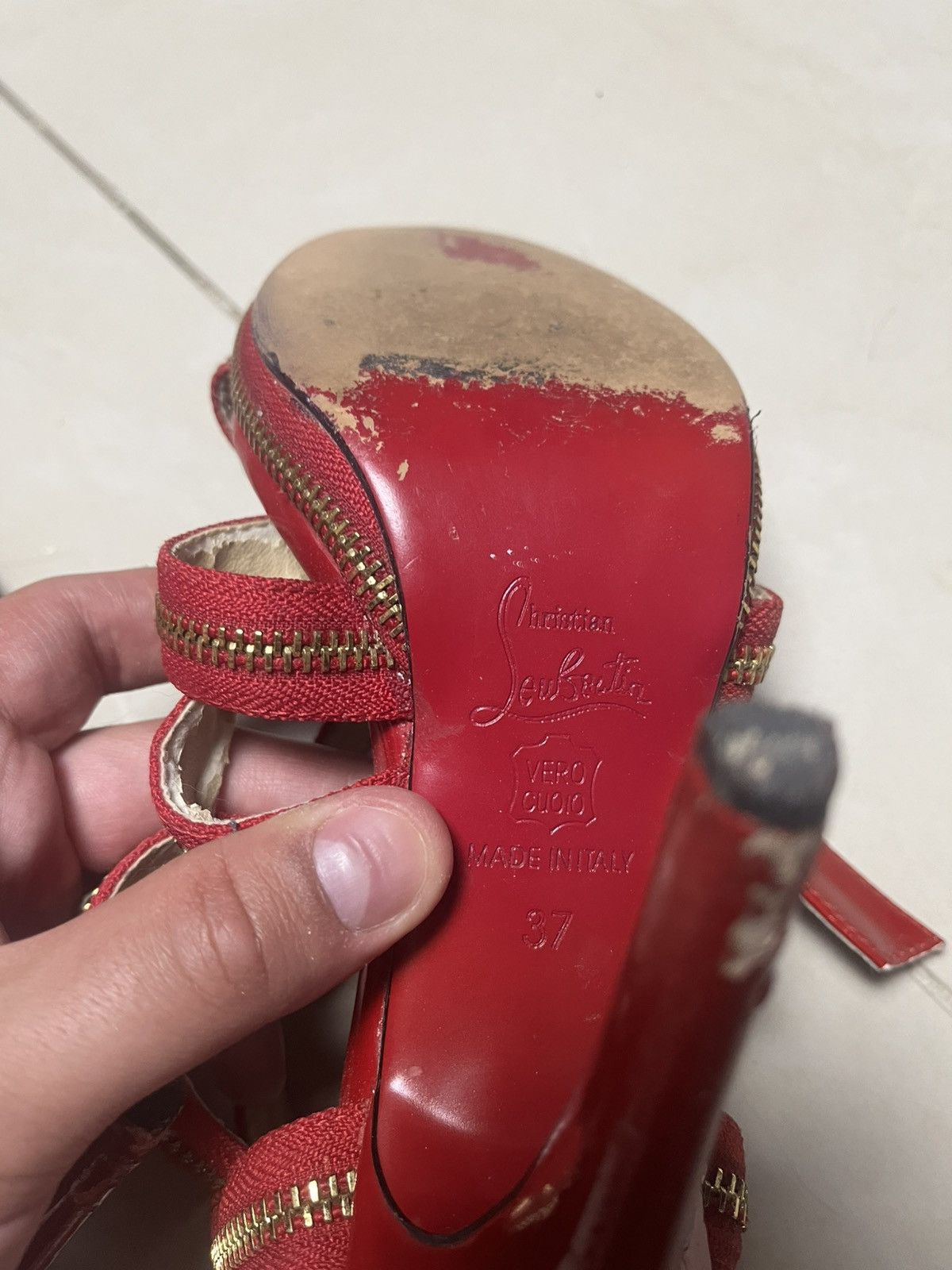 Christian Louboutin Christian Louboutin Stiletto Heels Size US 7 / IT 37 - 4 Thumbnail