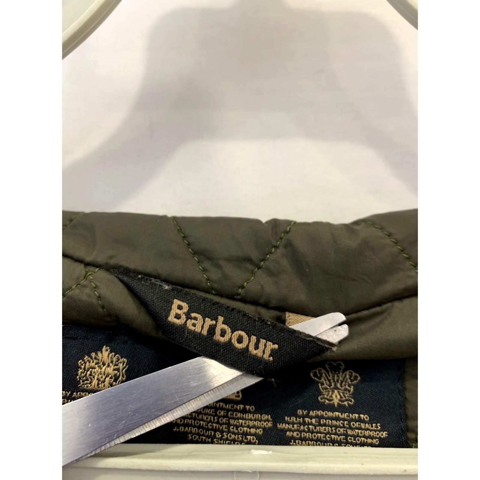 Barbour Barbour Quilted Jacket Olive Green Women’s UK 12 USA 8 Diamond Quilt Snap Size M / US 6-8 / IT 42-44 - 4 Thumbnail