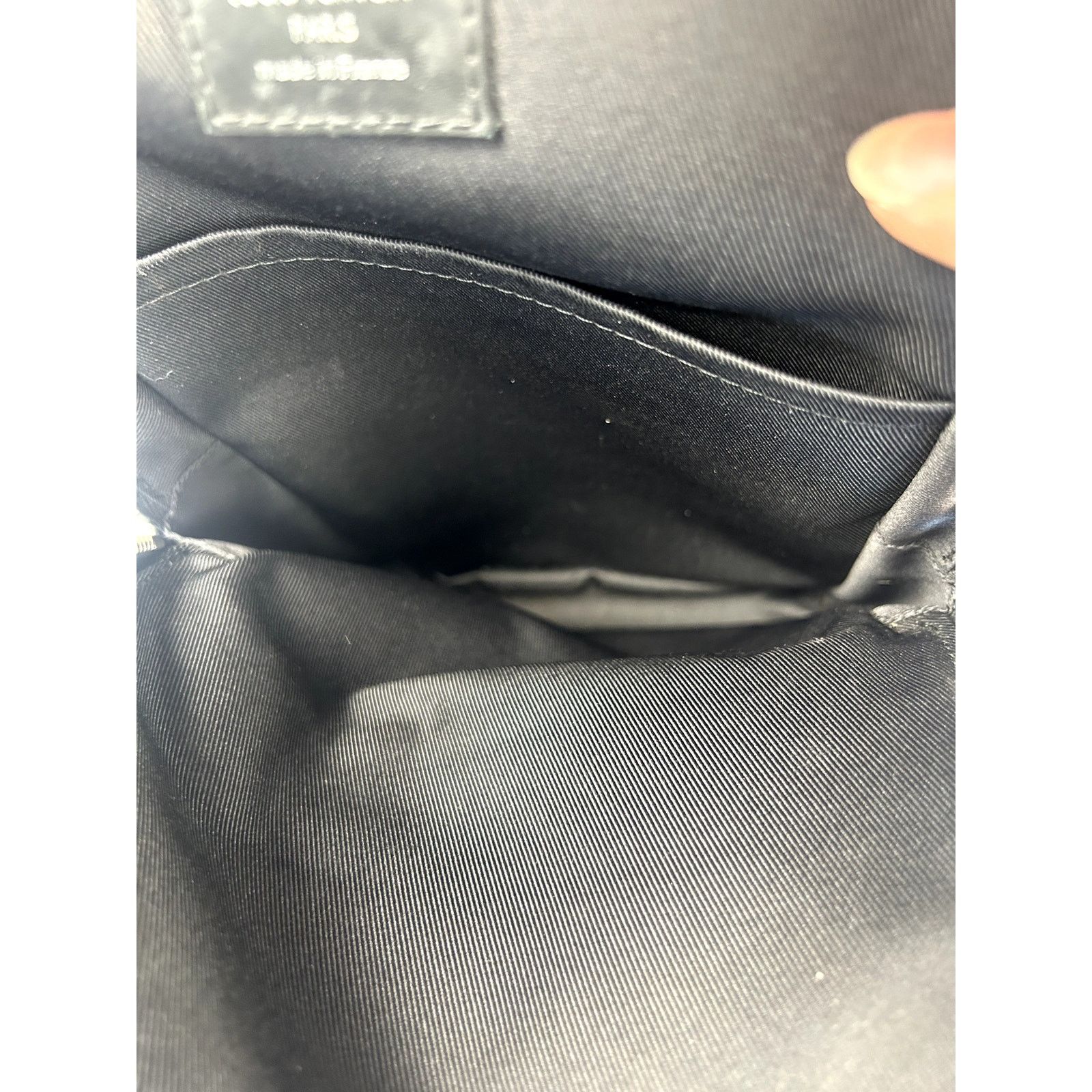 Louis Vuitton Louis Vuitton Black Damier Graphite Avenue Sling Size ONE SIZE - 9 Thumbnail